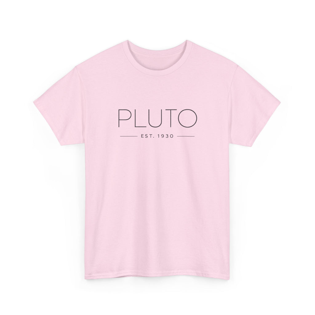 Pluto Theme Park T-Shirt — Minimalist Graphic Tee