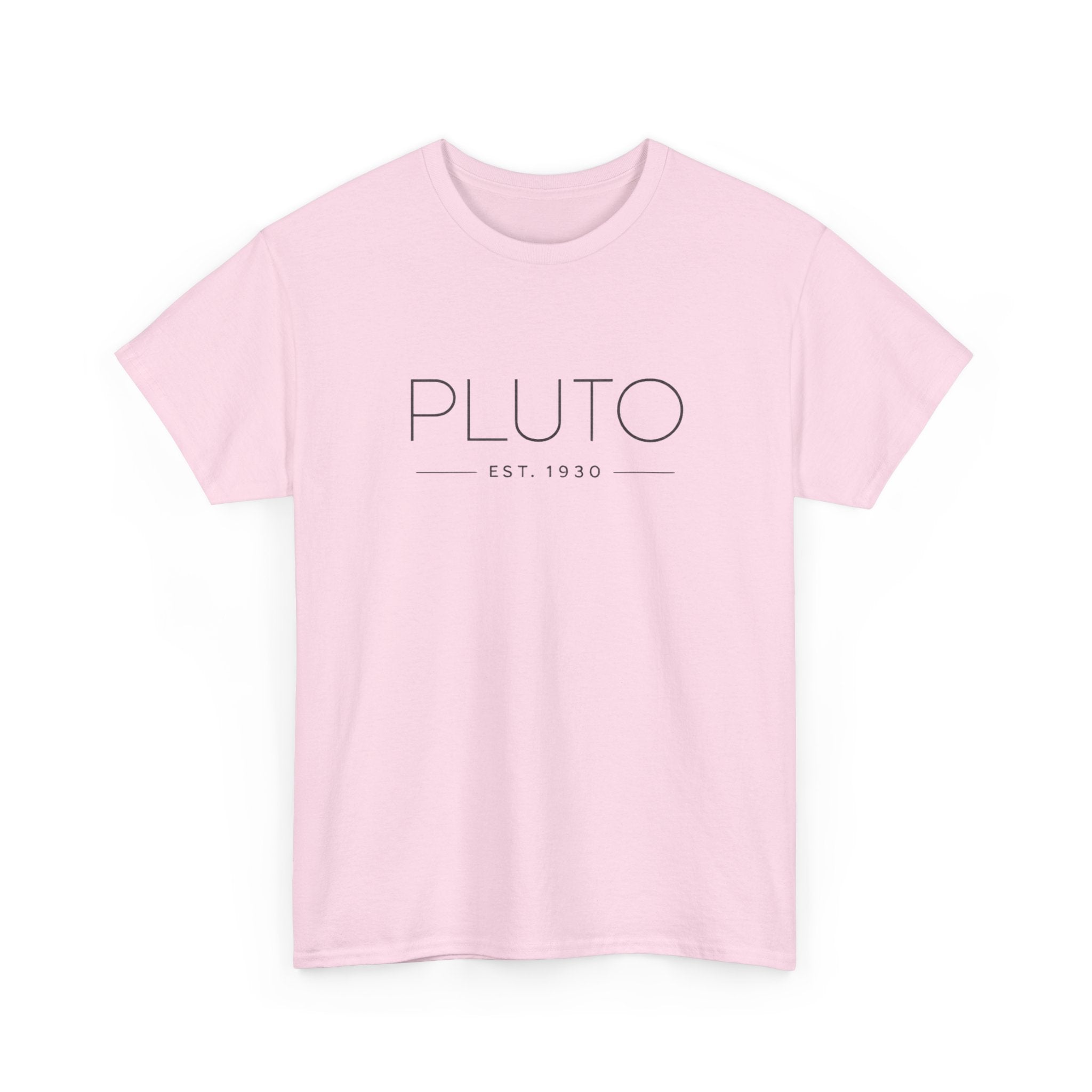 Pluto Theme Park T-Shirt — Minimalist Graphic Tee
