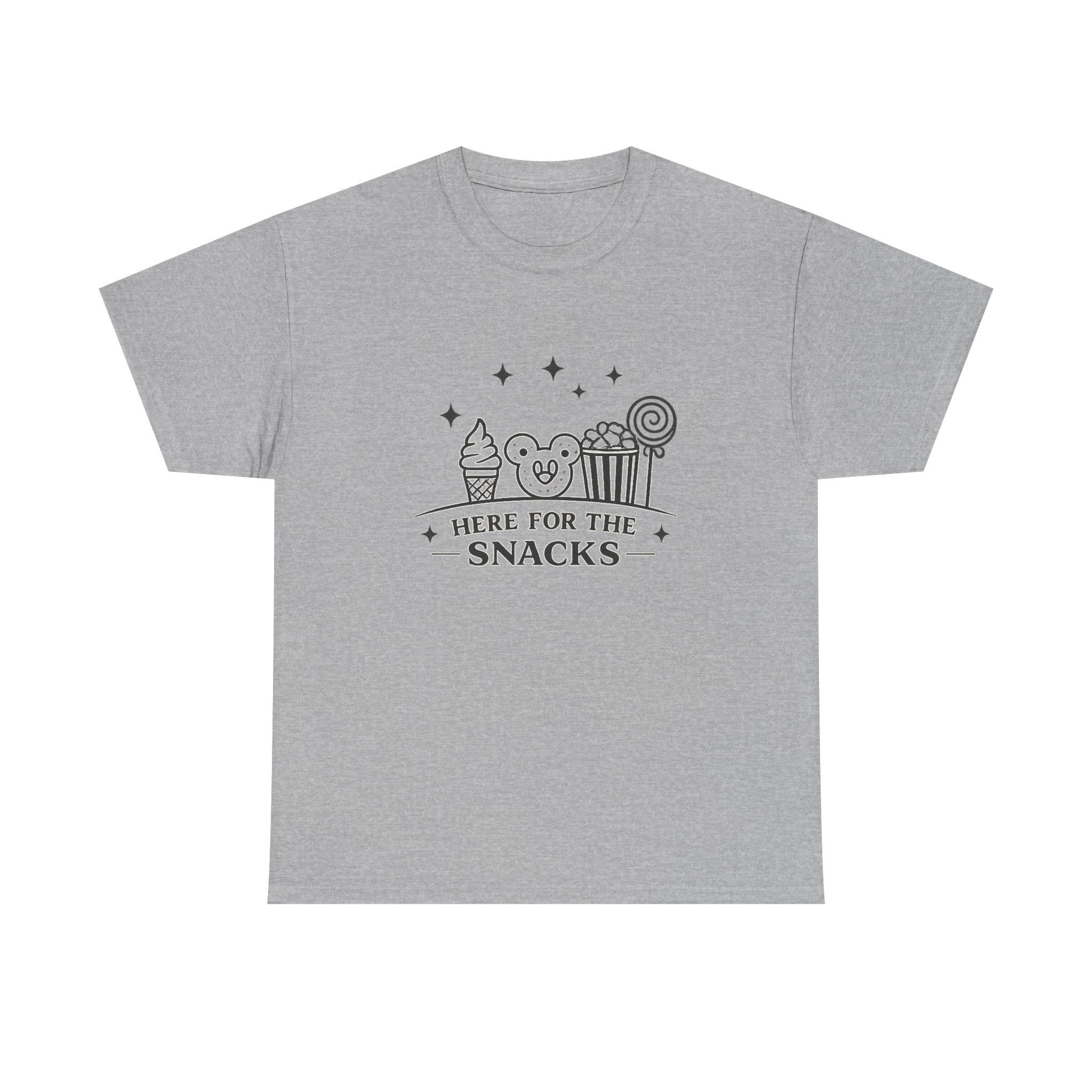 “Here for the Snacks” Theme Park T-Shirt