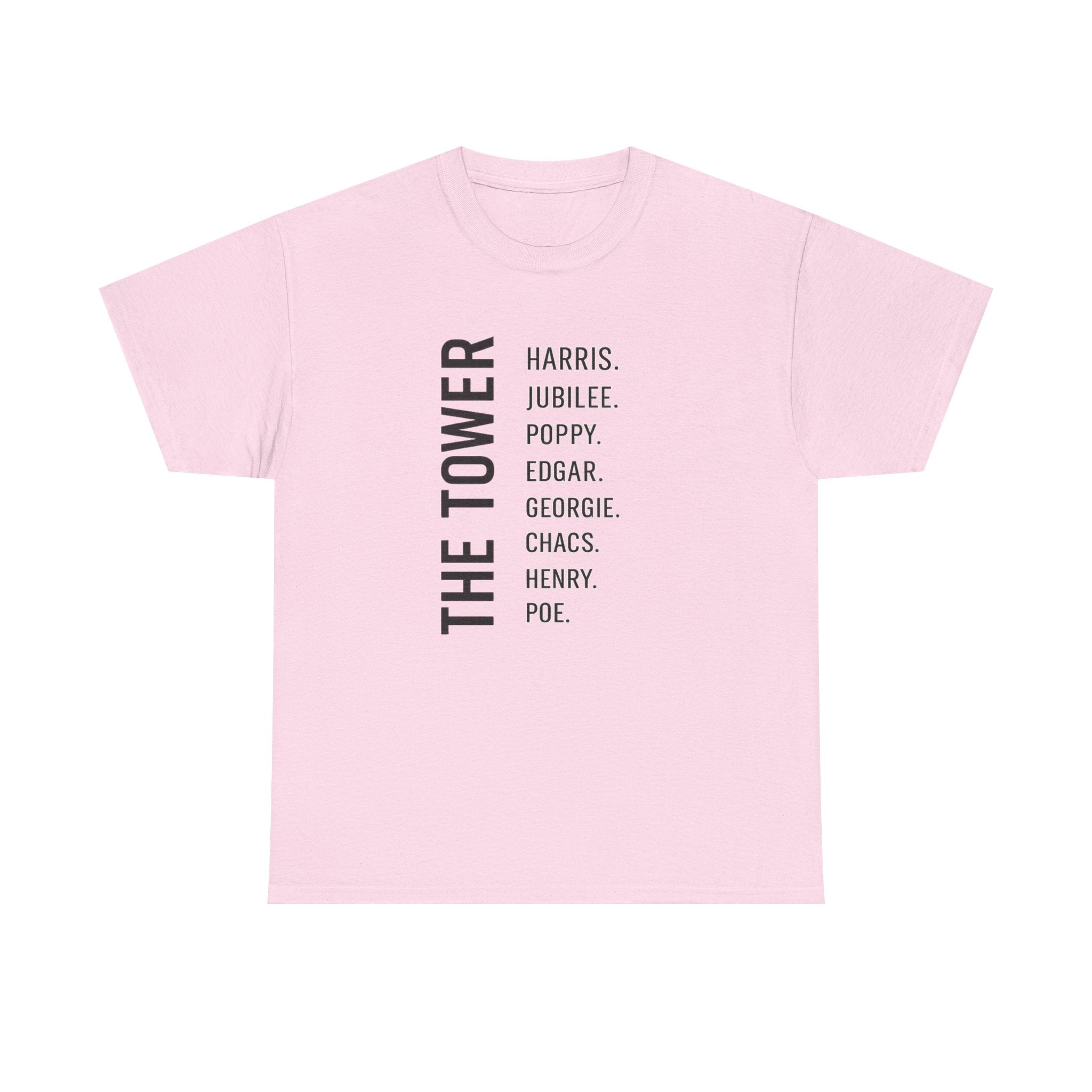 Tower of London Raven Names T-Shirt