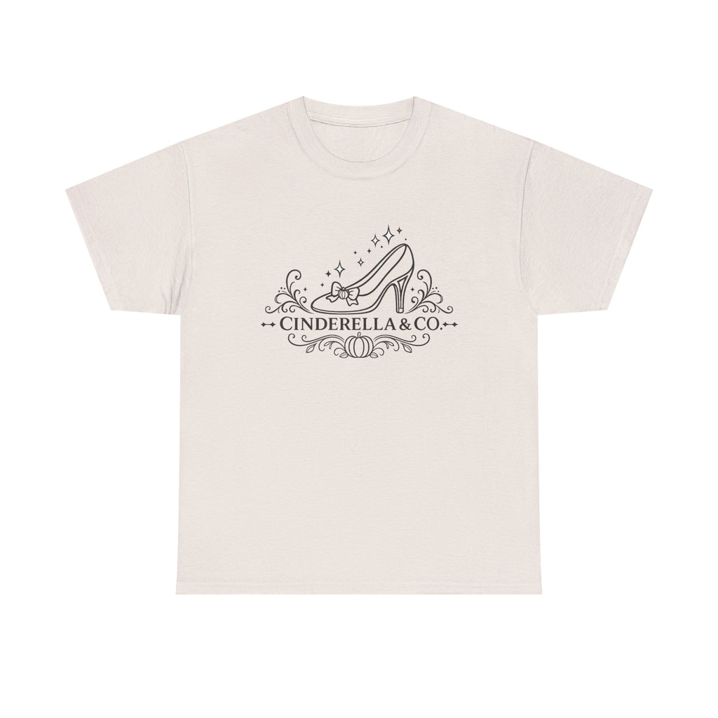 Cinderella & Co. Graphic Tee — Glass Slipper Vintage Logo T-Shirt