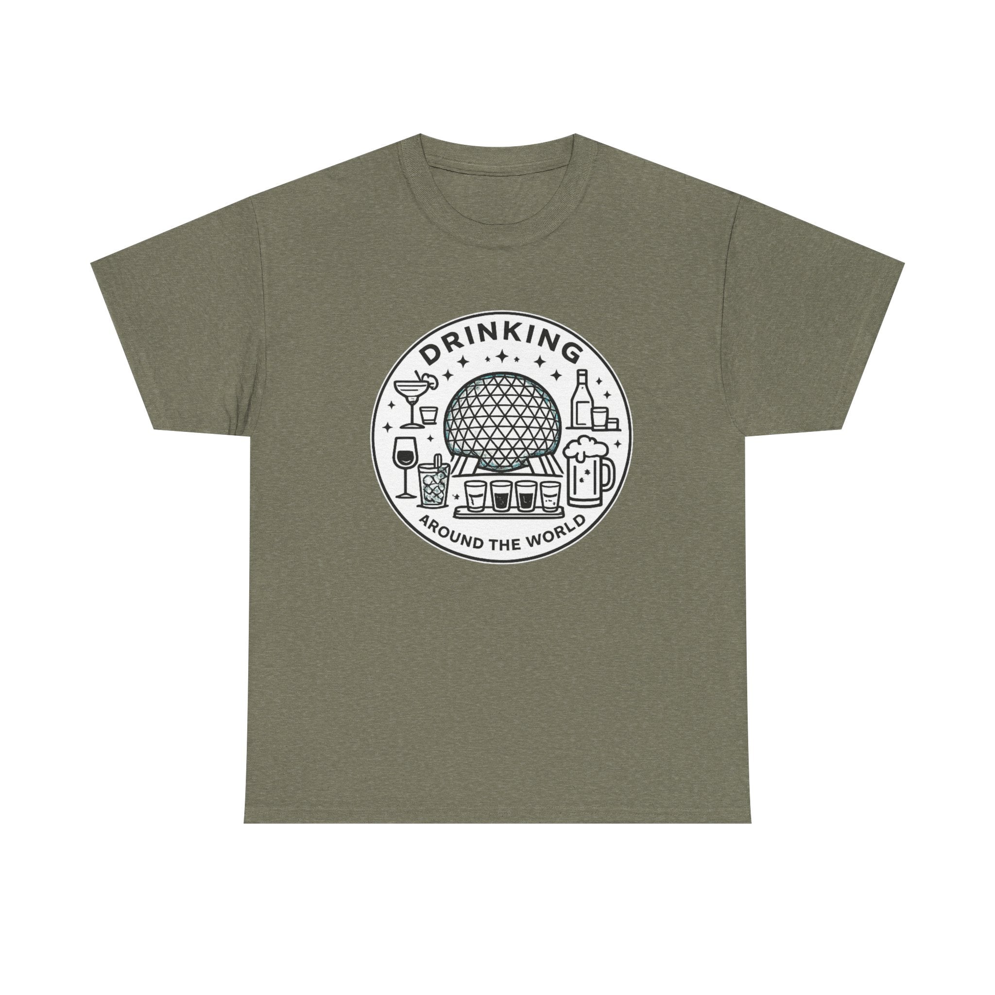 Drinking Around the World T-Shirt — World Traveler Graphic Tee