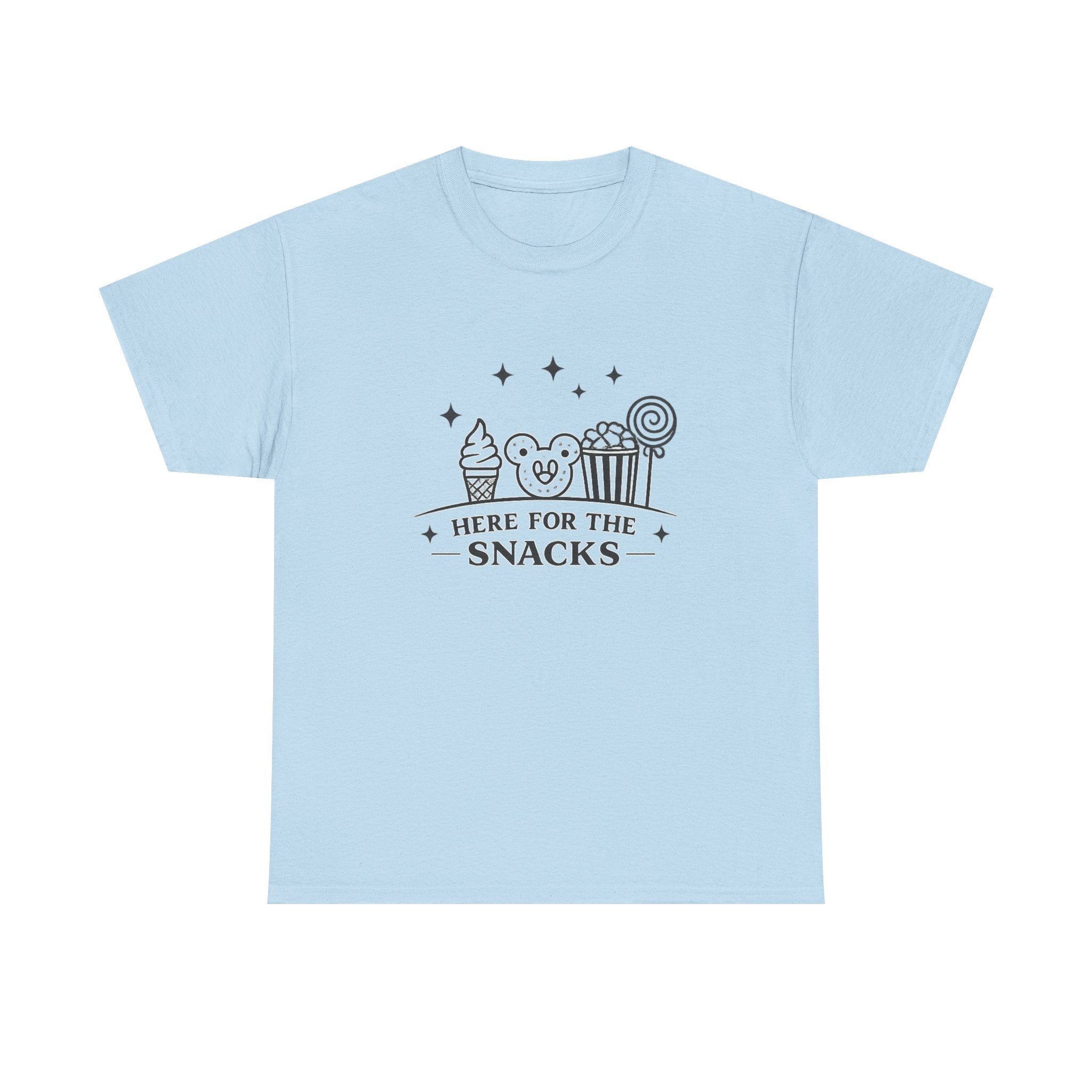 “Here for the Snacks” Theme Park T-Shirt