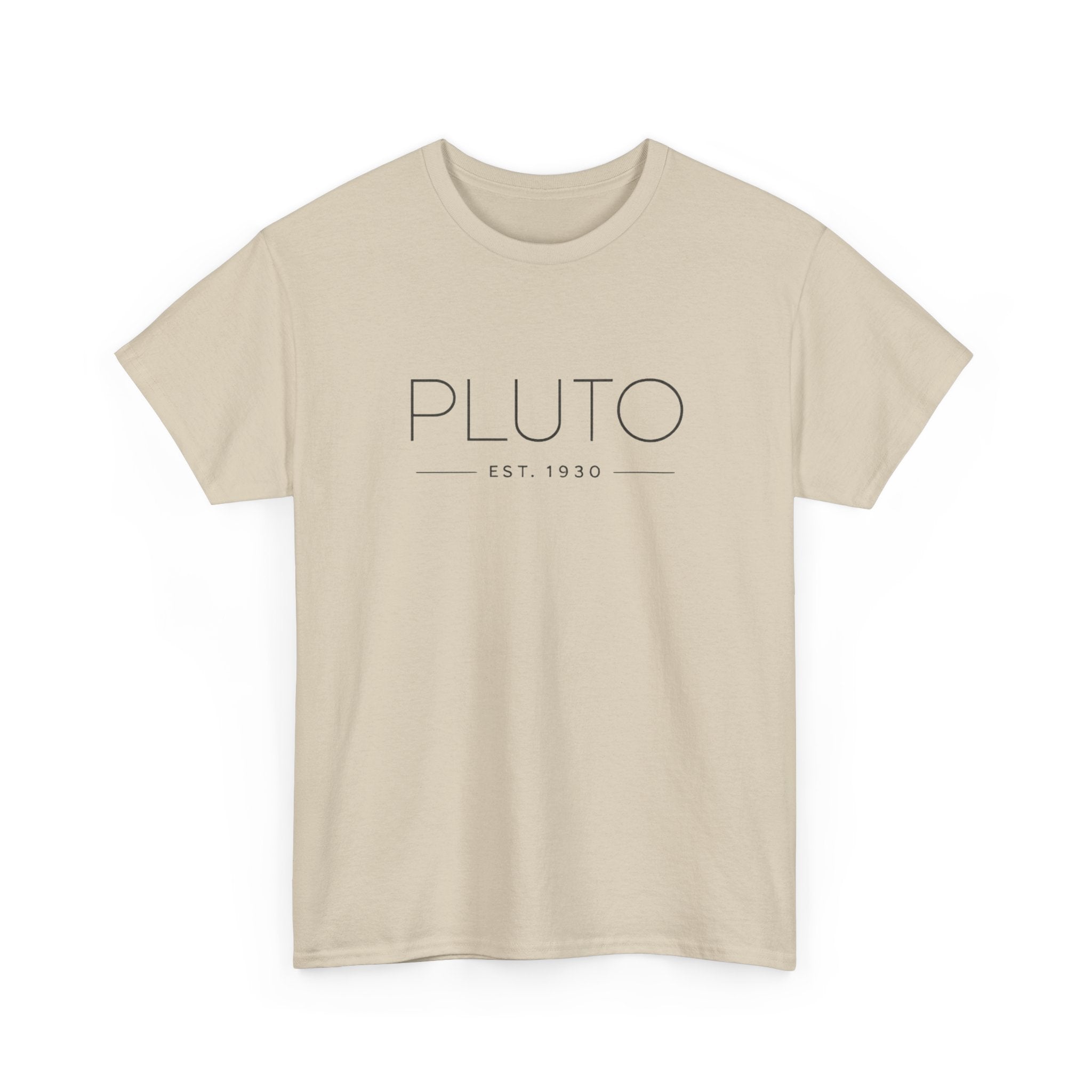 Pluto Theme Park T-Shirt — Minimalist Graphic Tee