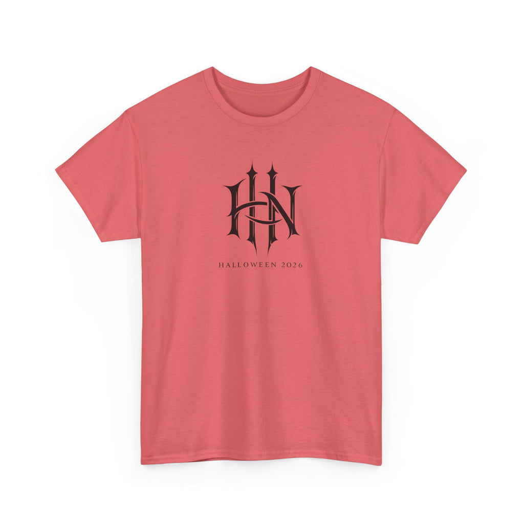 Horror Nights Tee — Gothic Emblem T-Shirt for Universal Studios Halloween Event