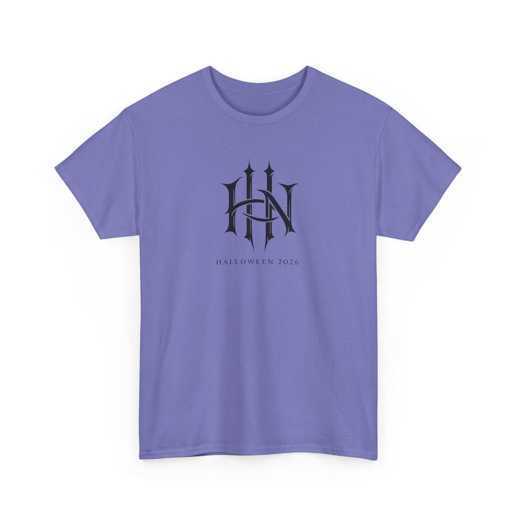Horror Nights Tee — Gothic Emblem T-Shirt for Universal Studios Halloween Event