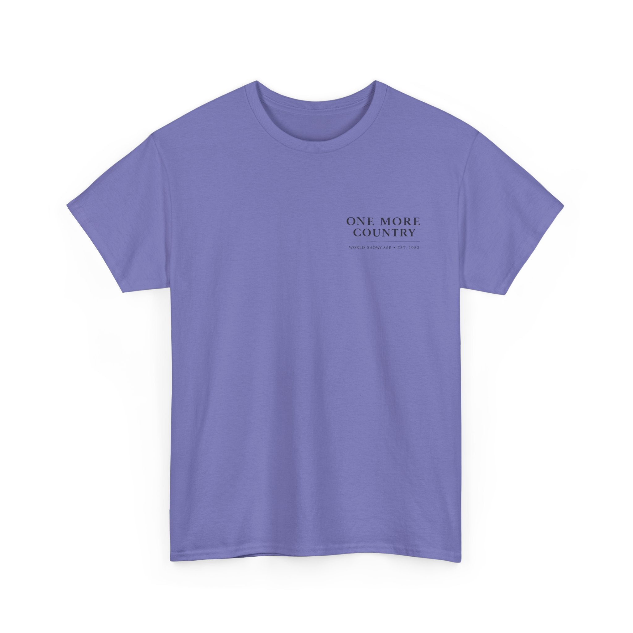 Drinking Around the World Theme Park Tee — "One More Country" Travel Bar Shirt
