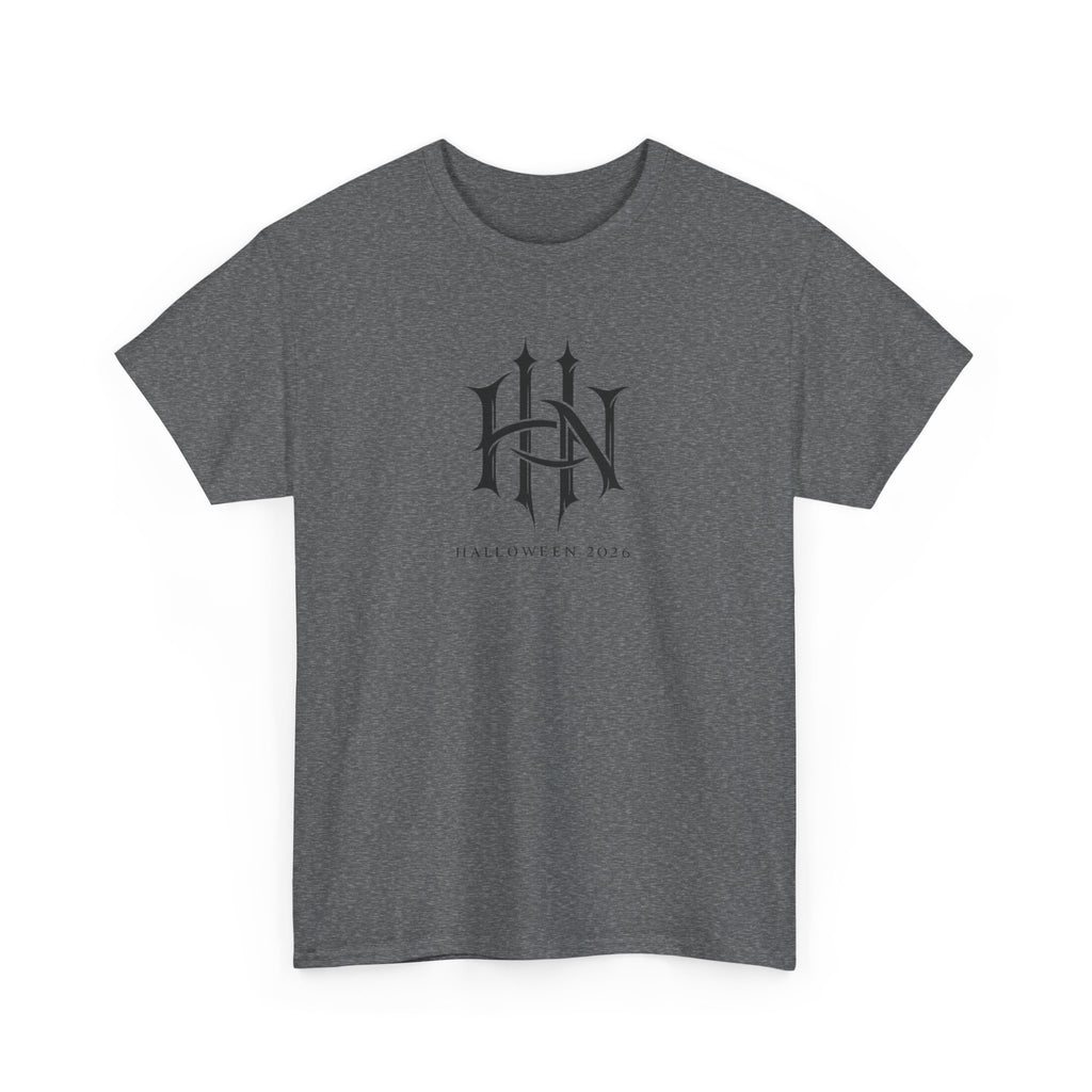 Horror Nights Tee — Gothic Emblem T-Shirt for Universal Studios Halloween Event