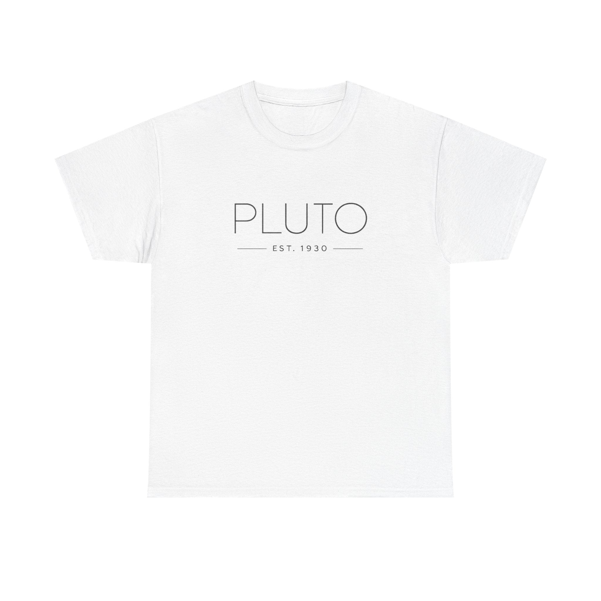 Pluto Theme Park T-Shirt — Minimalist Graphic Tee