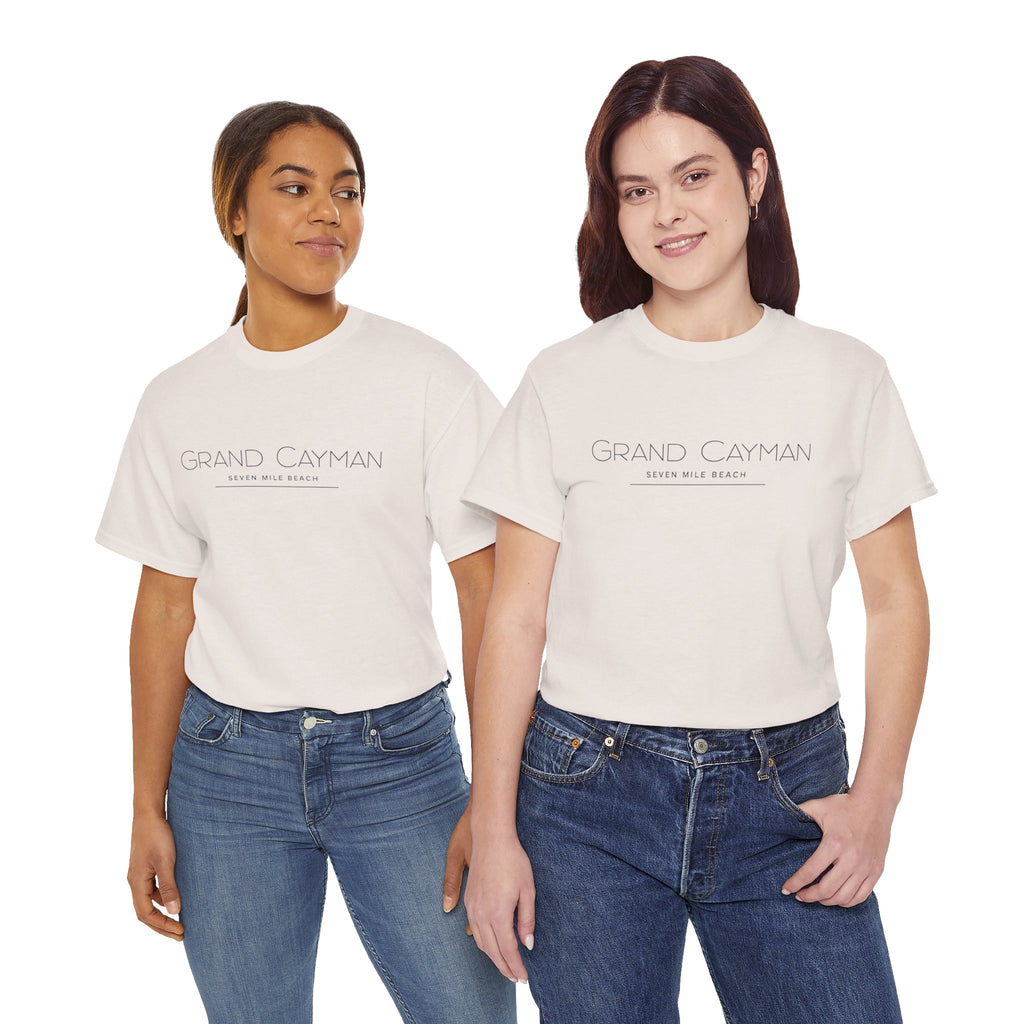 Grand Cayman Minimalist Logo Tee — Island Resort Vacation T‑Shirt