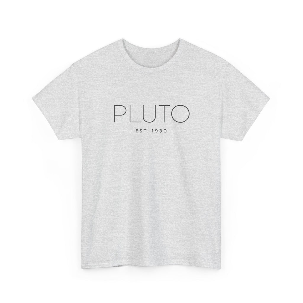 Pluto Theme Park T-Shirt — Minimalist Graphic Tee