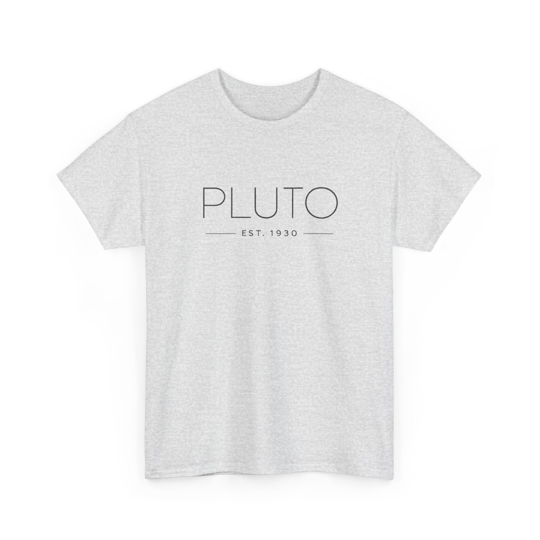 Pluto Theme Park T-Shirt — Minimalist Graphic Tee