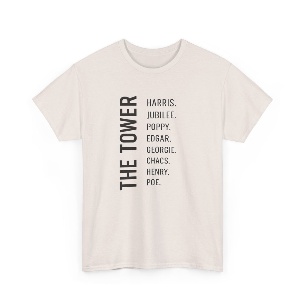 Tower of London Raven Names T-Shirt