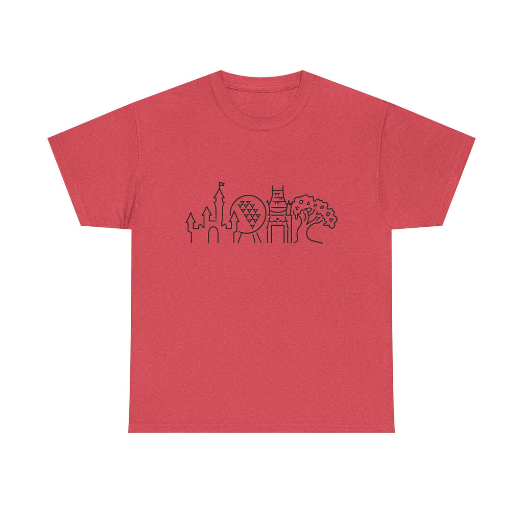 All Four Parks Theme T-Shirt — Park Hopping Tee