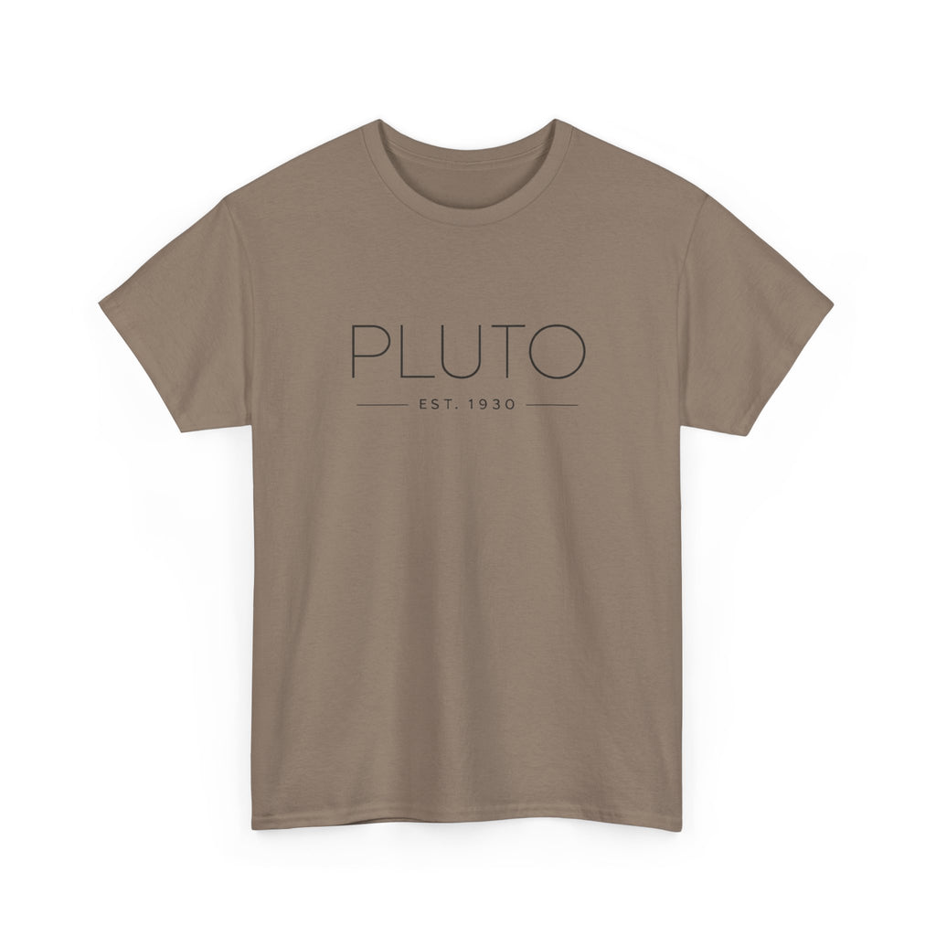 Pluto Theme Park T-Shirt — Minimalist Graphic Tee