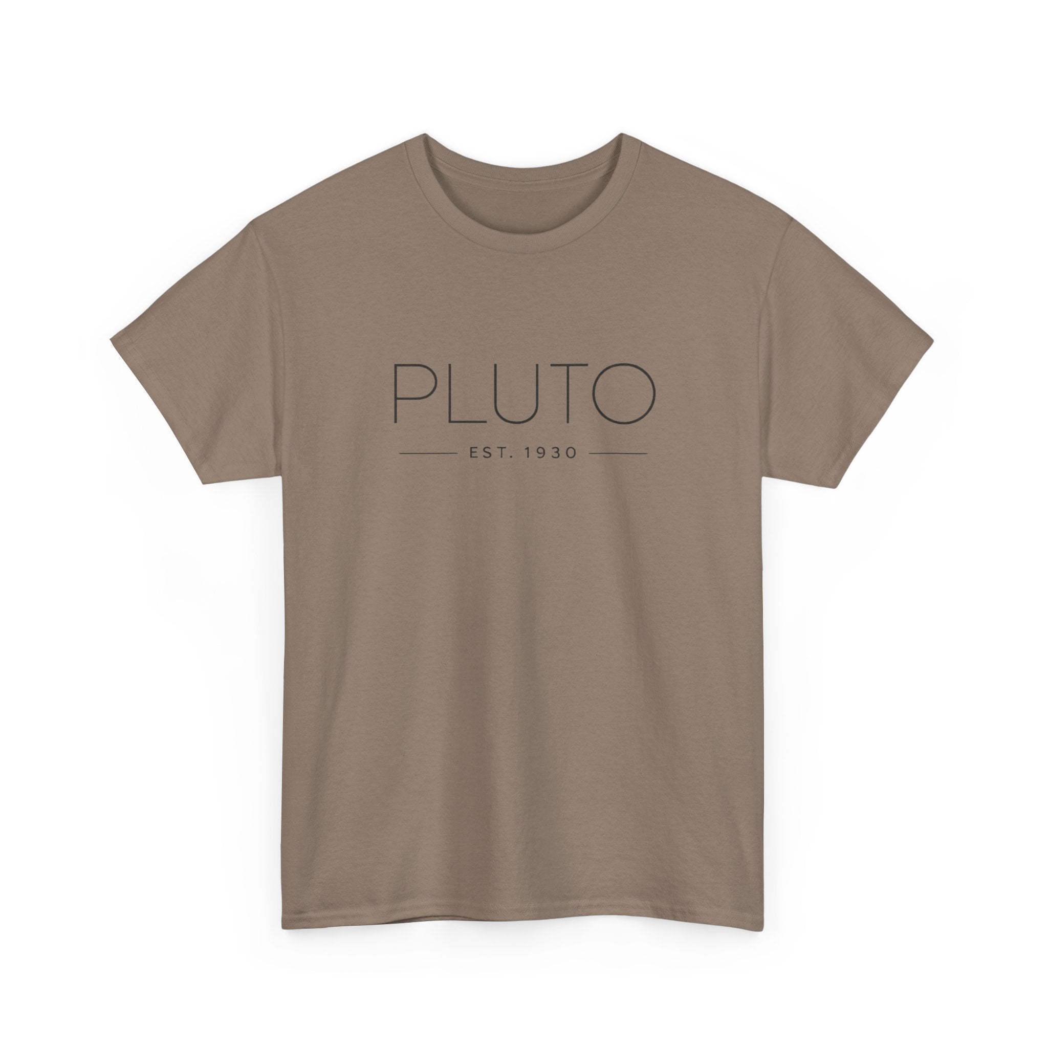 Pluto Theme Park T-Shirt — Minimalist Graphic Tee