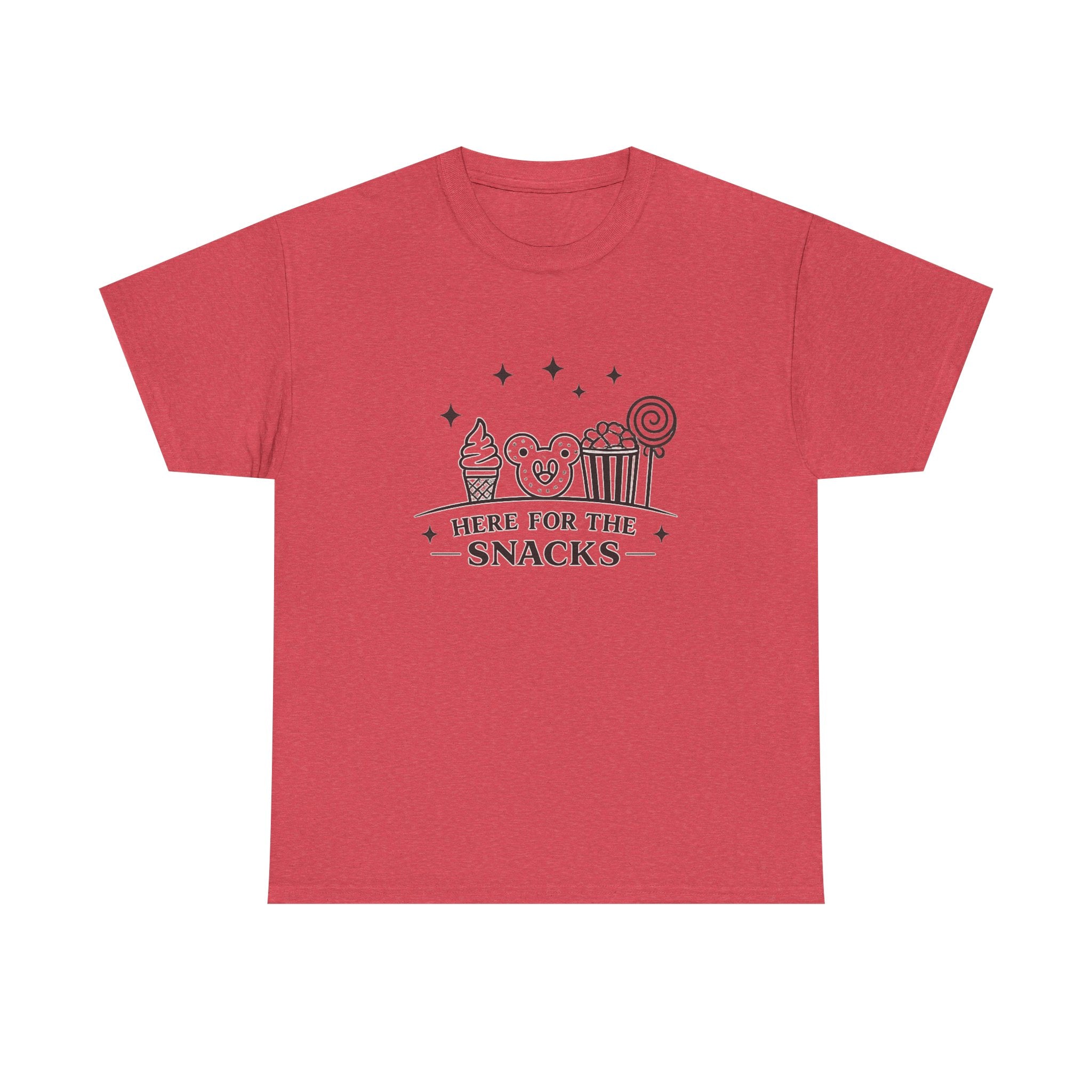 “Here for the Snacks” Theme Park T-Shirt