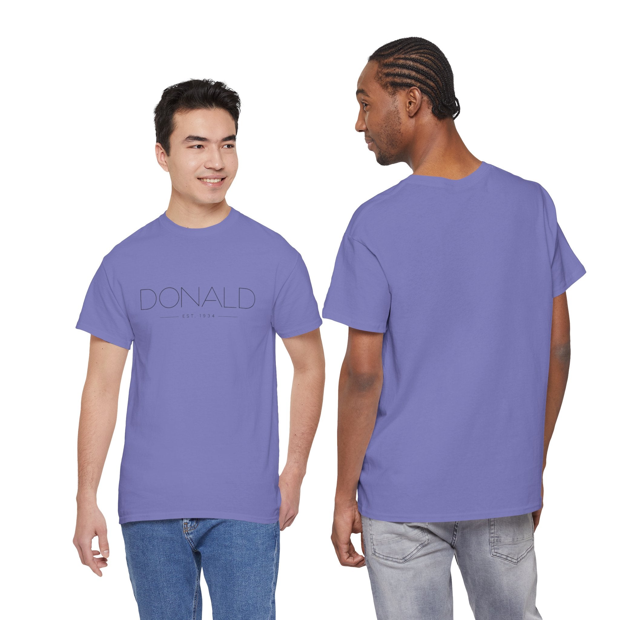 Minimalist Donald Theme Park T-Shirt — Retro Donald Duck Design