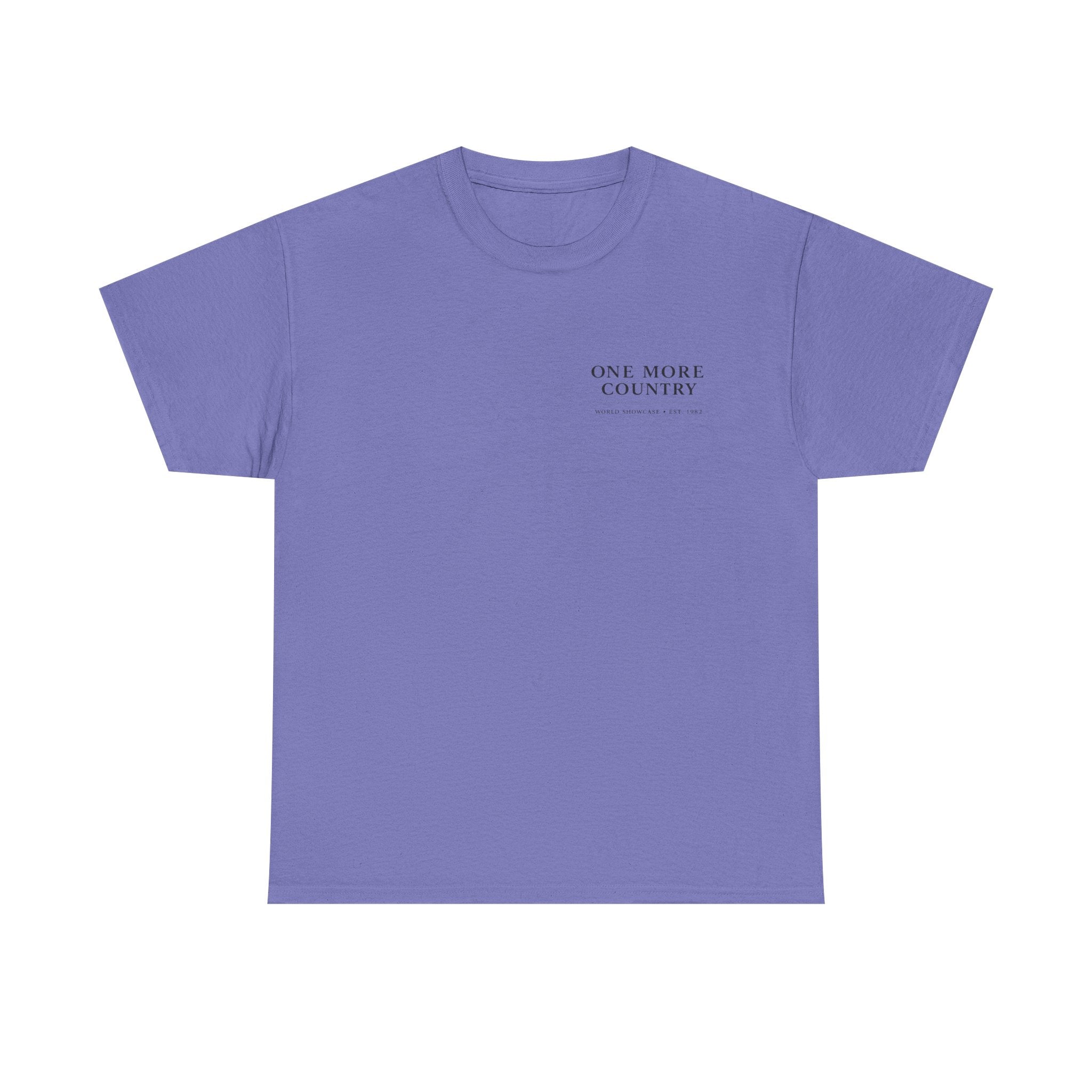 Drinking Around the World Theme Park Tee — "One More Country" Travel Bar Shirt