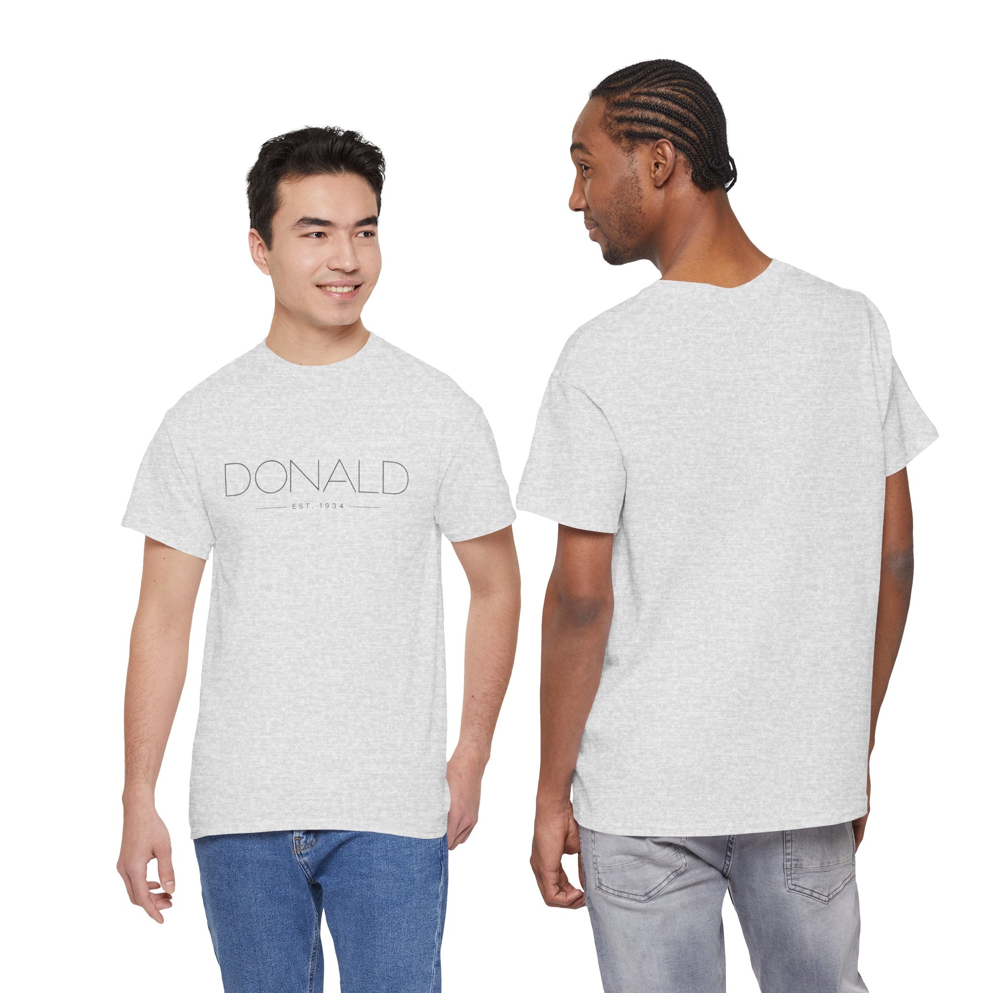 Minimalist Donald Theme Park T-Shirt — Retro Donald Duck Design