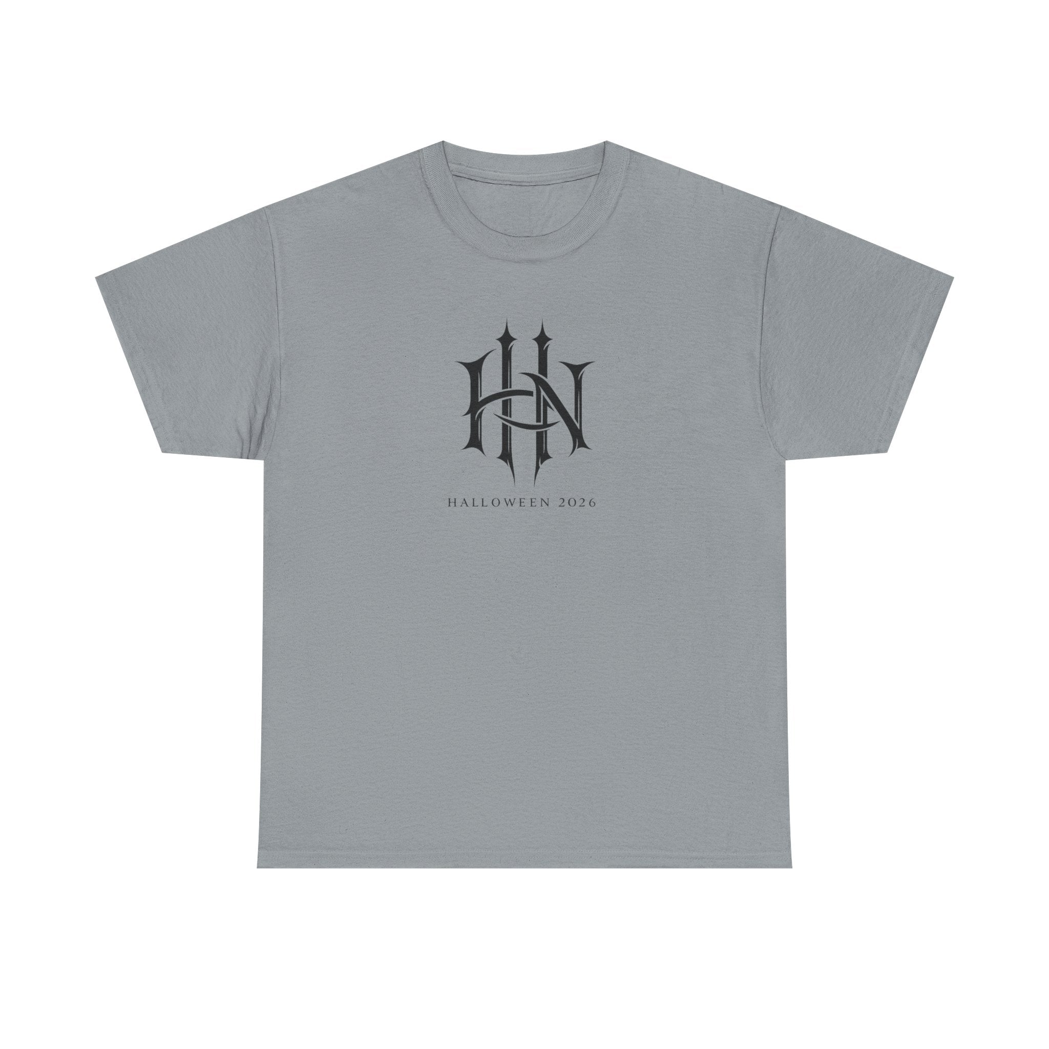 Horror Nights Tee — Gothic Emblem T-Shirt for Universal Studios Halloween Event