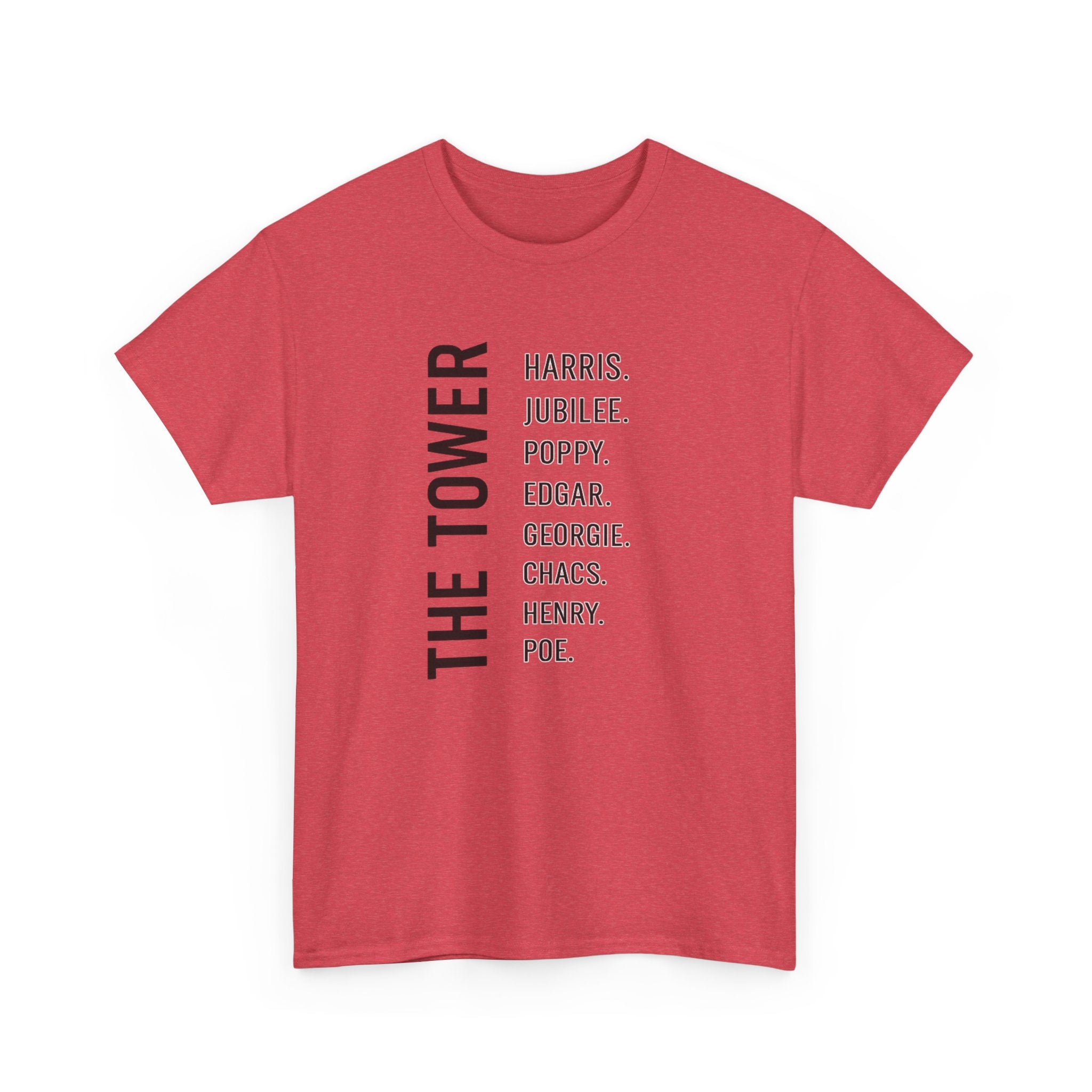 Tower of London Raven Names T-Shirt