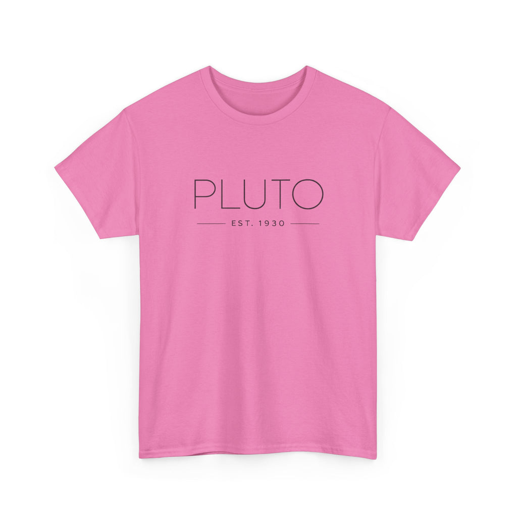 Pluto Theme Park T-Shirt — Minimalist Graphic Tee