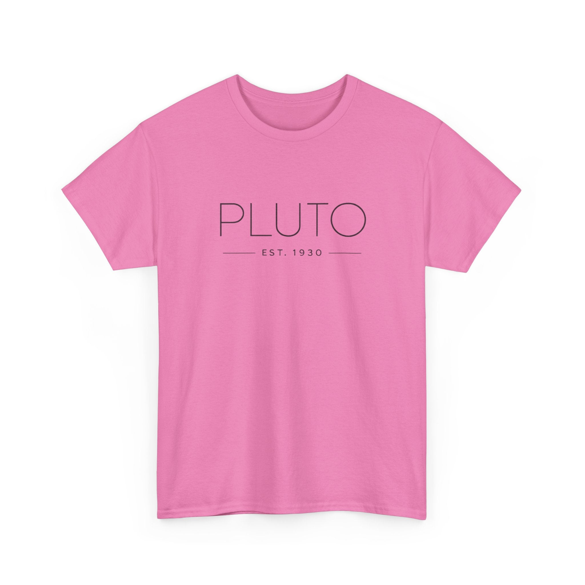 Pluto Theme Park T-Shirt — Minimalist Graphic Tee
