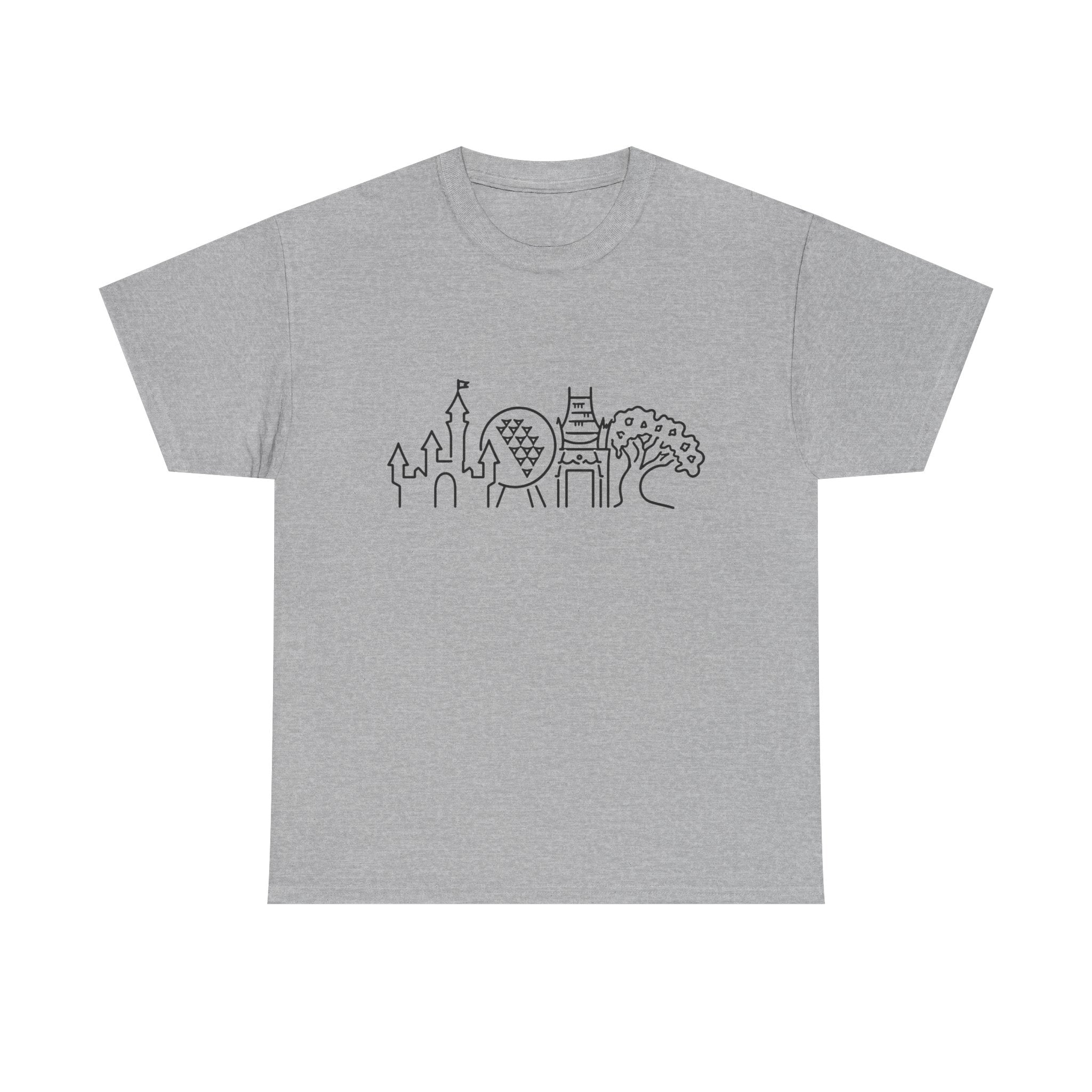 All Four Parks Theme T-Shirt — Park Hopping Tee