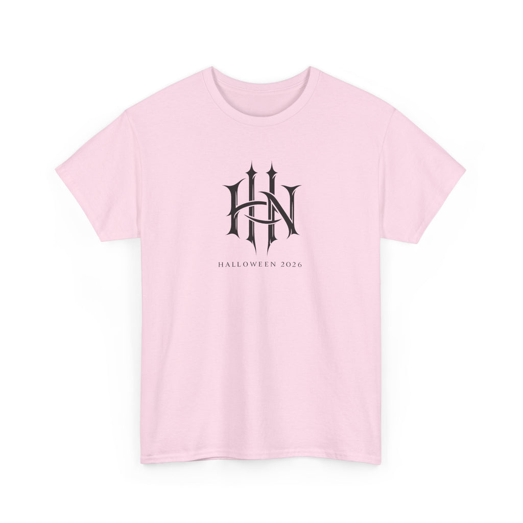 Horror Nights Tee — Gothic Emblem T-Shirt for Universal Studios Halloween Event