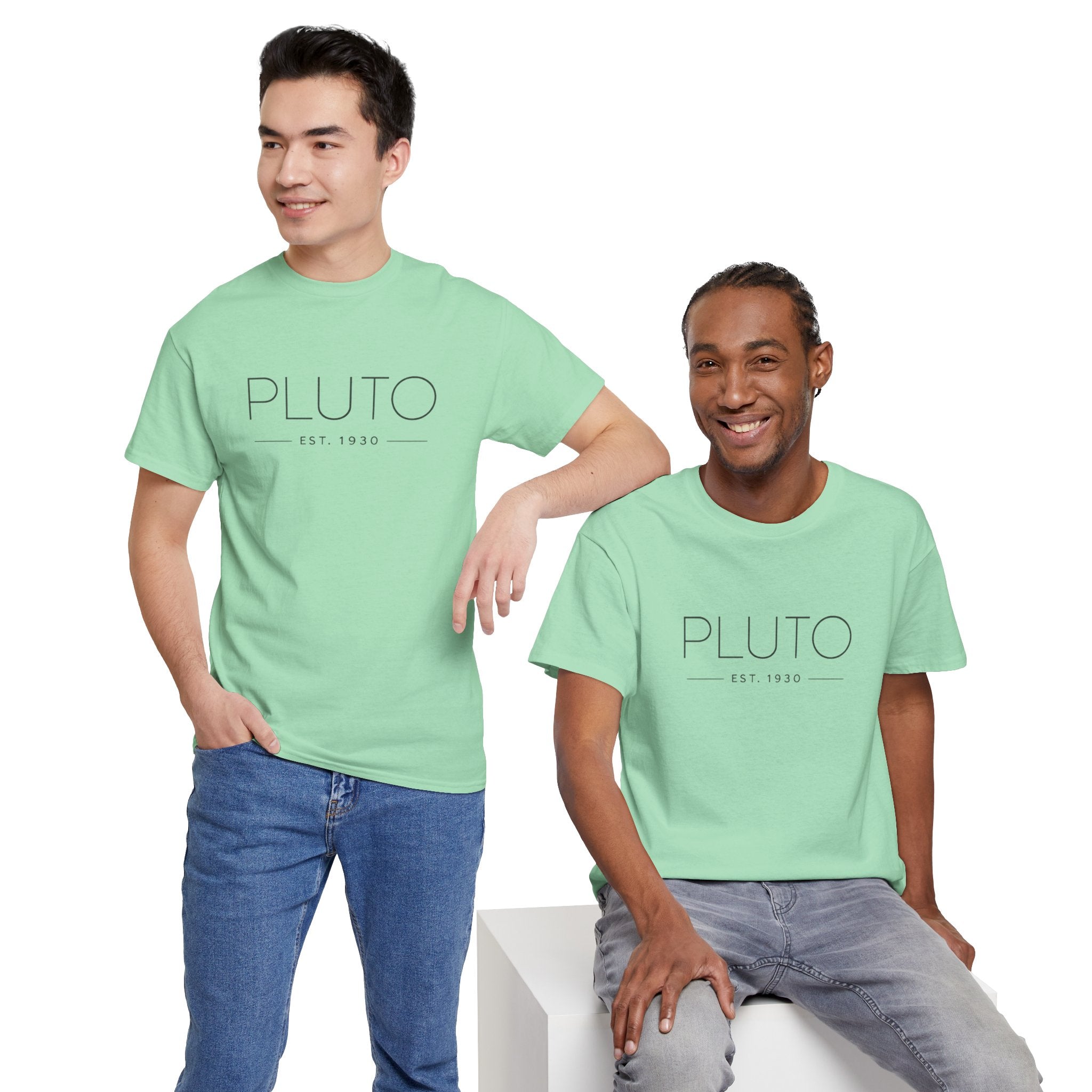 Pluto Theme Park T-Shirt — Minimalist Graphic Tee