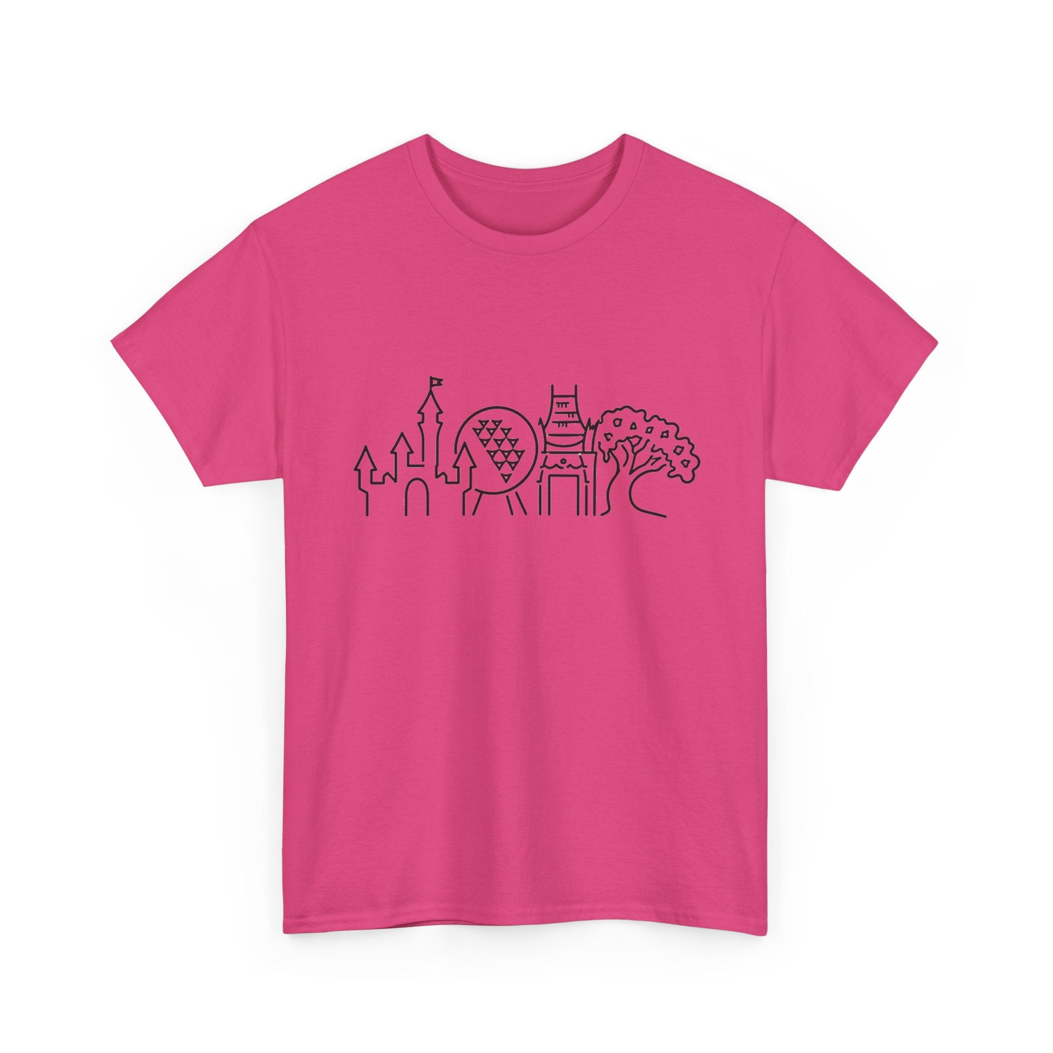 All Four Parks Theme T-Shirt — Park Hopping Tee