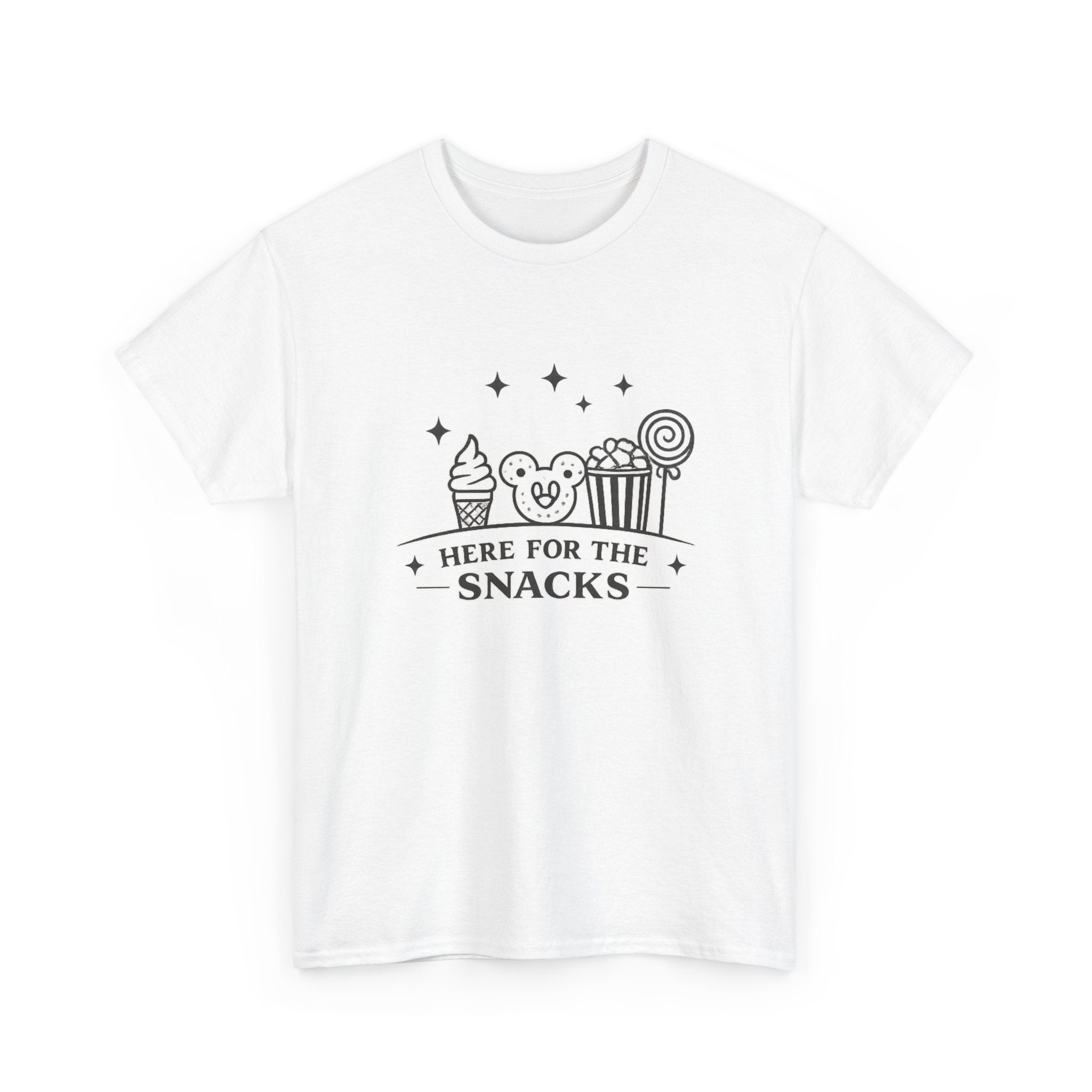 “Here for the Snacks” Theme Park T-Shirt