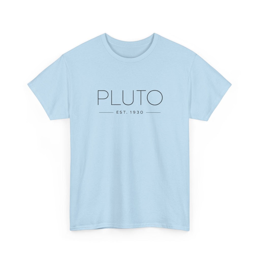 Pluto Theme Park T-Shirt — Minimalist Graphic Tee
