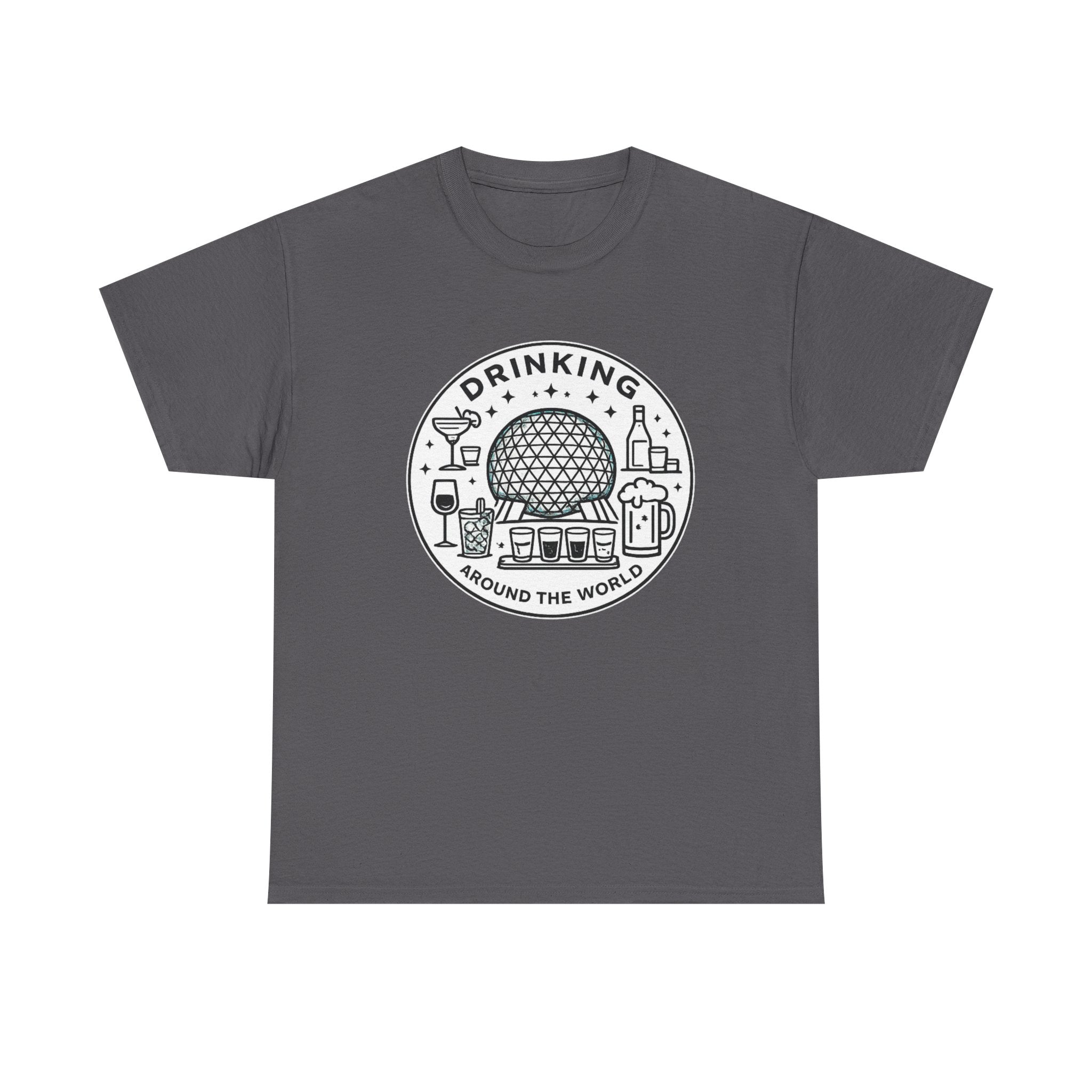 Drinking Around the World T-Shirt — World Traveler Graphic Tee