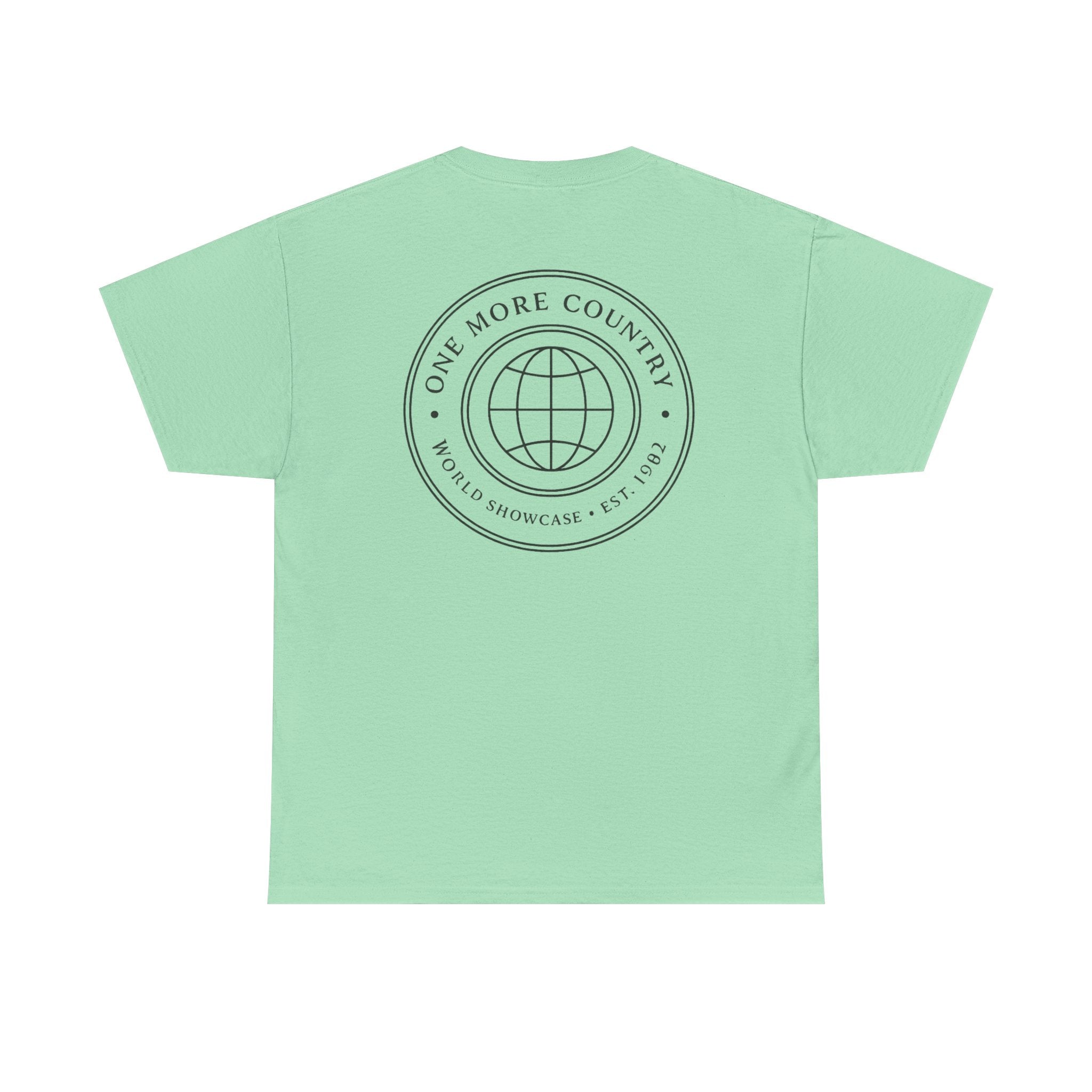 Drinking Around the World Theme Park Tee — "One More Country" Travel Bar Shirt
