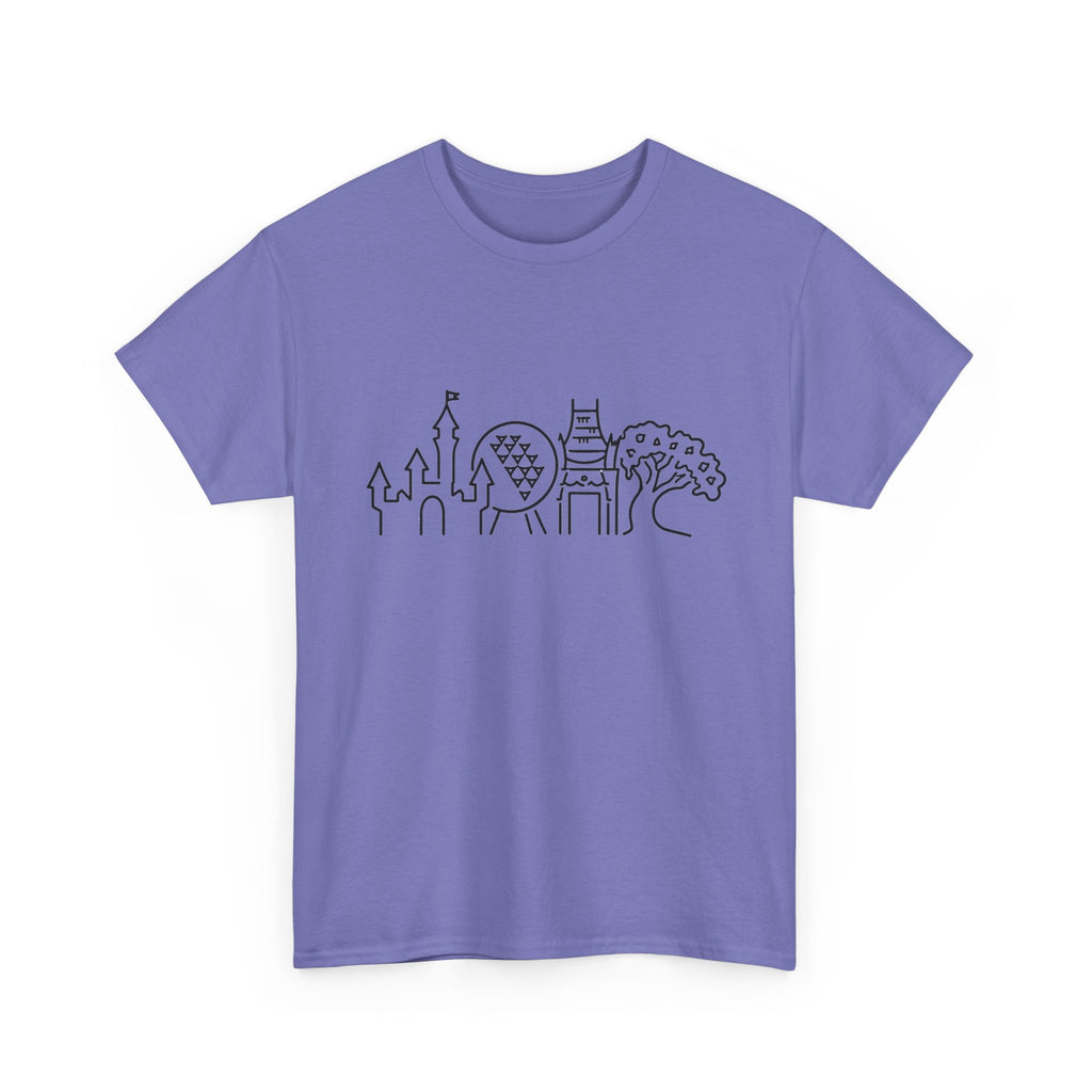 All Four Parks Theme T-Shirt — Park Hopping Tee