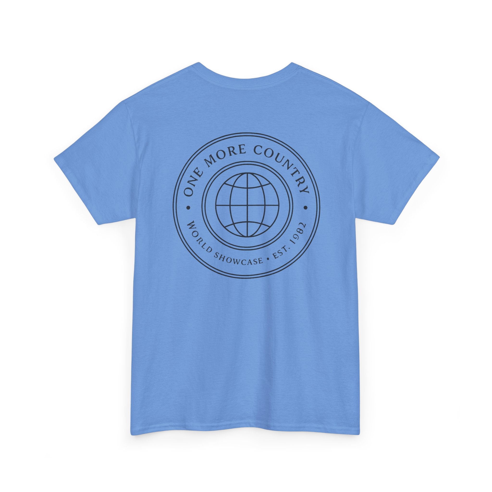 Drinking Around the World Theme Park Tee — "One More Country" Travel Bar Shirt