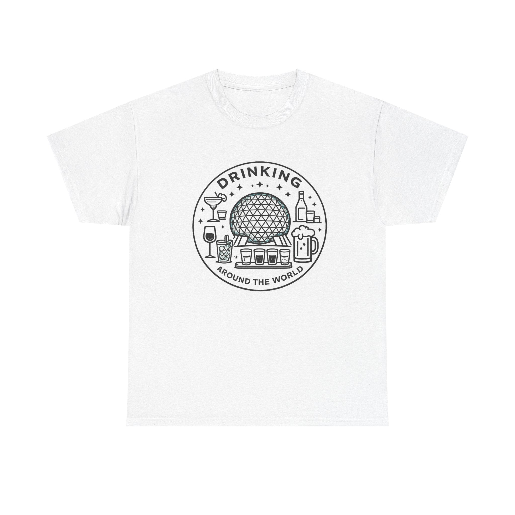 Drinking Around the World T-Shirt — World Traveler Graphic Tee