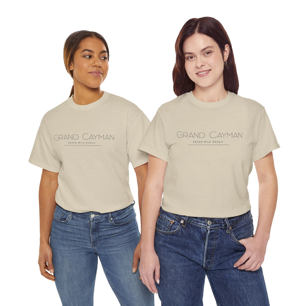 Grand Cayman Minimalist Logo Tee — Island Resort Vacation T‑Shirt