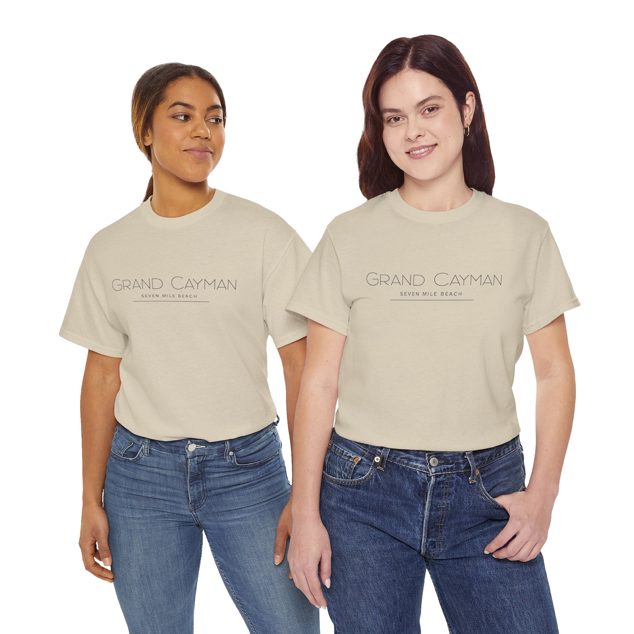 Grand Cayman Minimalist Logo Tee — Island Resort Vacation T‑Shirt