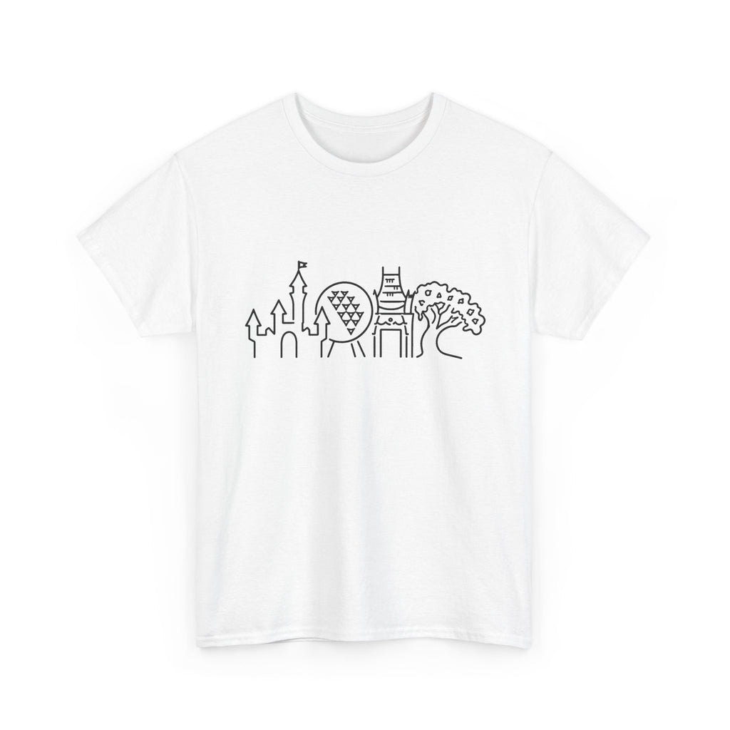 All Four Parks Theme T-Shirt — Park Hopping Tee