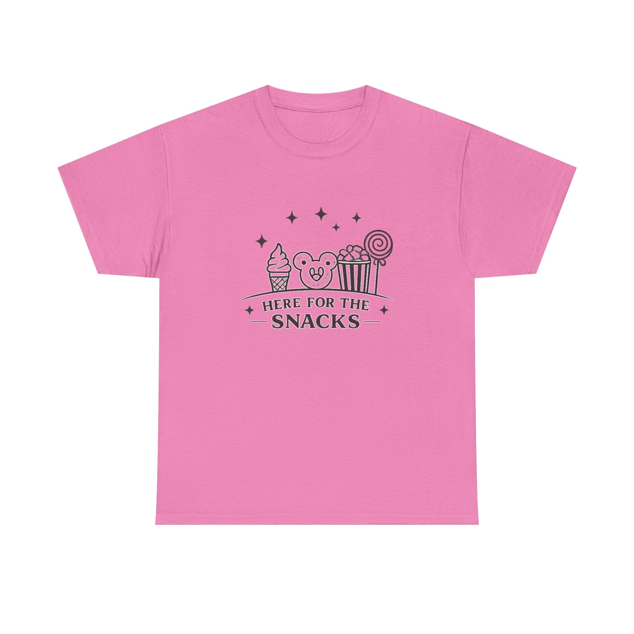 “Here for the Snacks” Theme Park T-Shirt