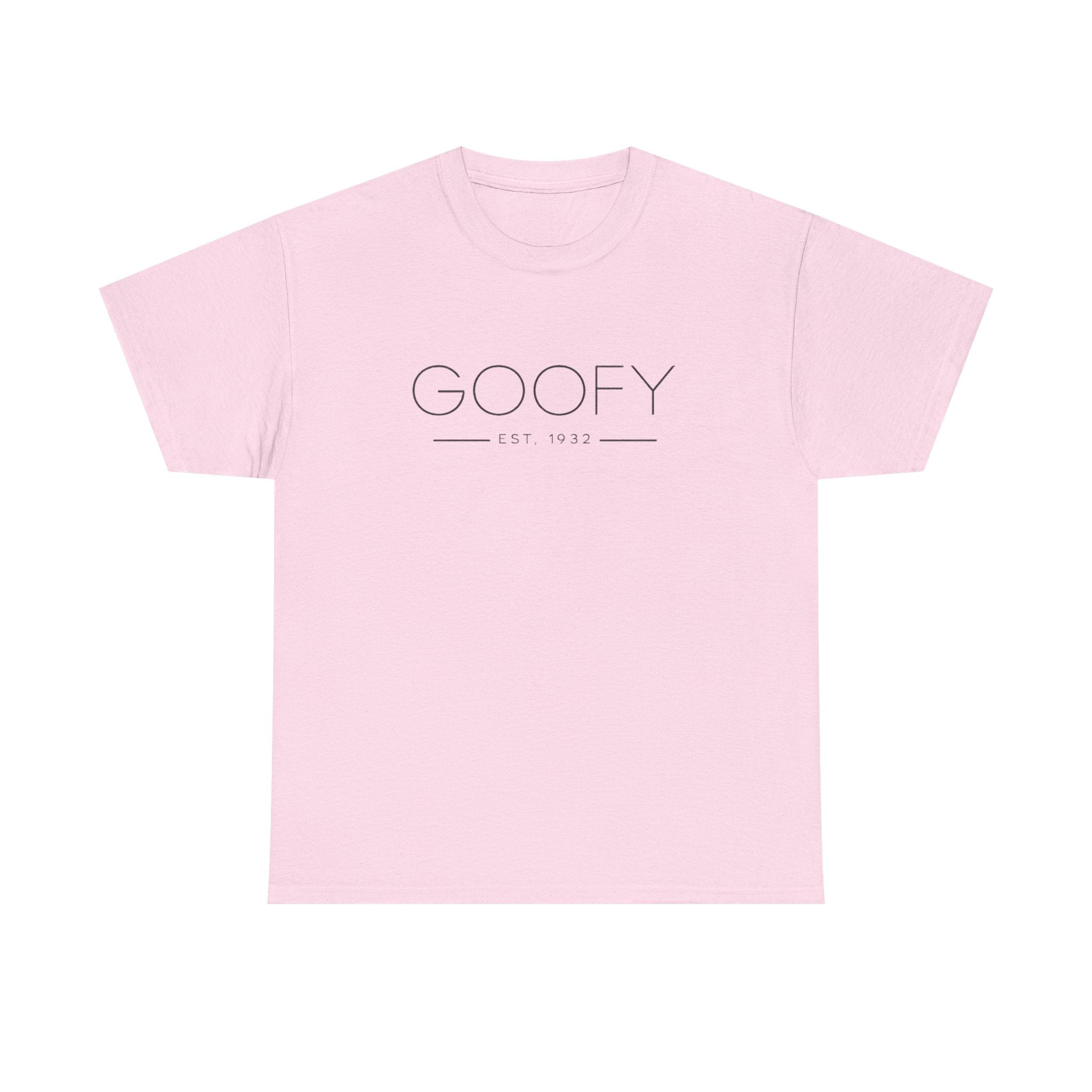 Goofy Theme Park Shirt — Minimalist Disney Tee