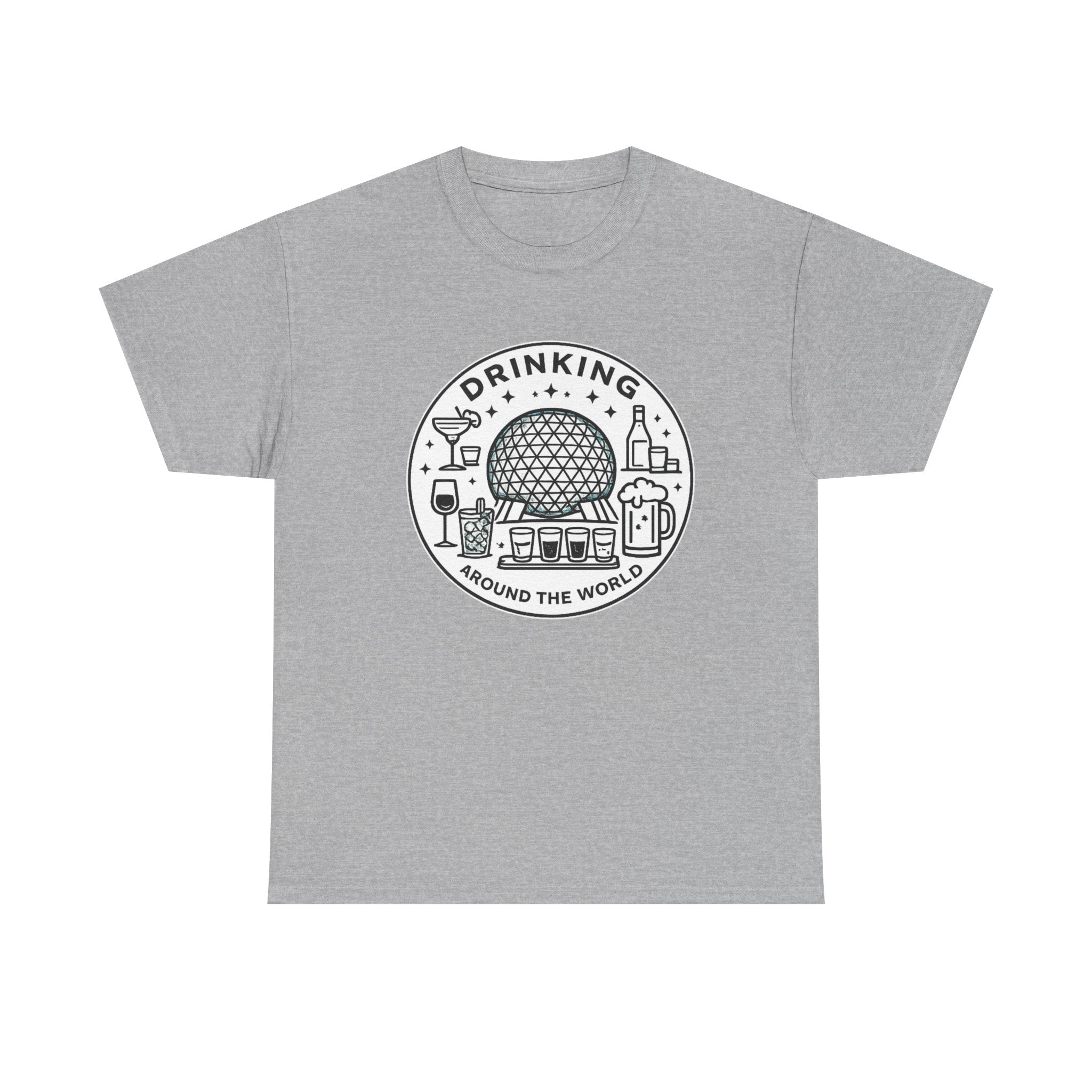 Drinking Around the World T-Shirt — World Traveler Graphic Tee