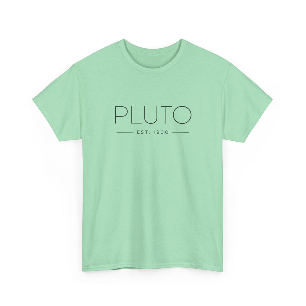 Pluto Theme Park T-Shirt — Minimalist Graphic Tee