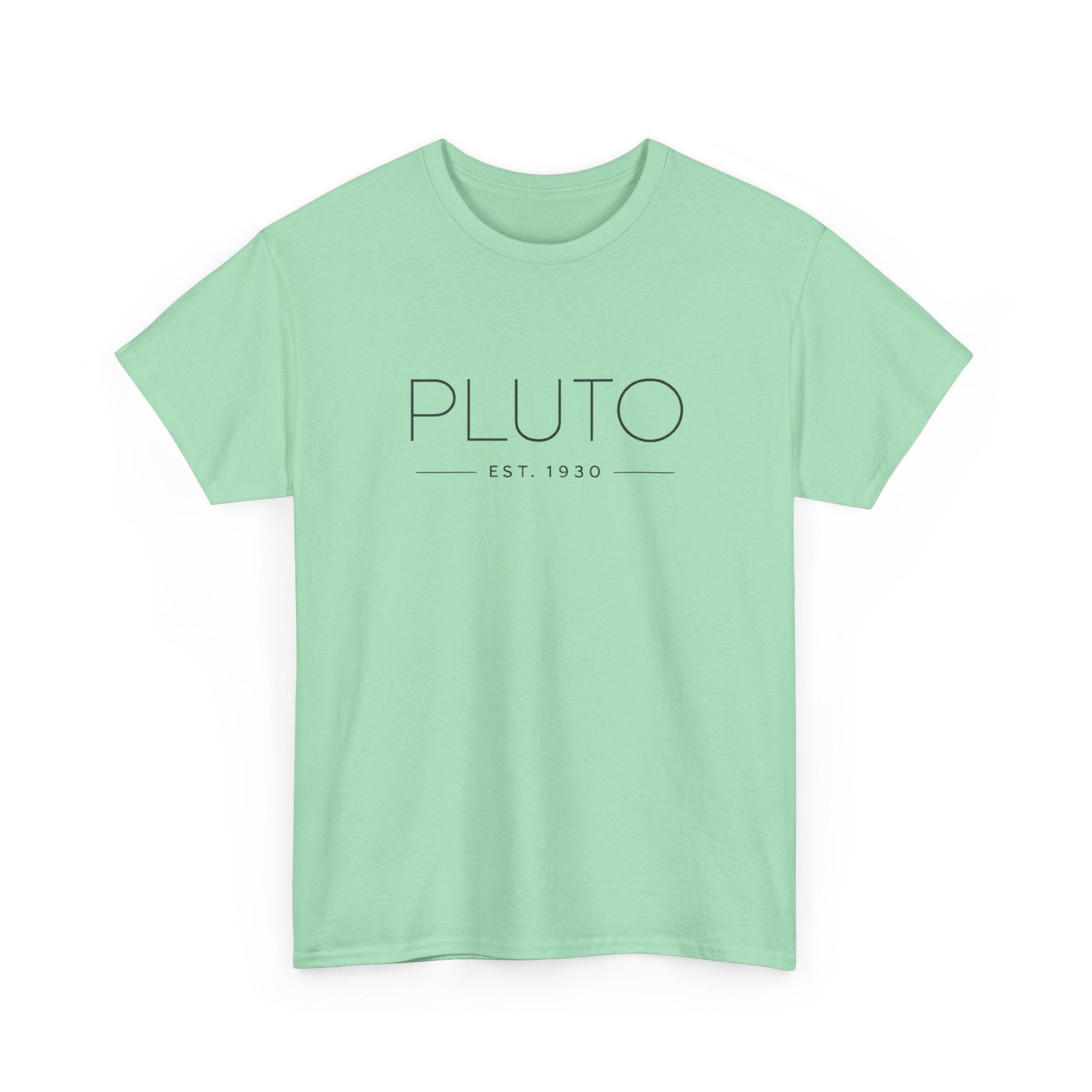 Pluto Theme Park T-Shirt — Minimalist Graphic Tee