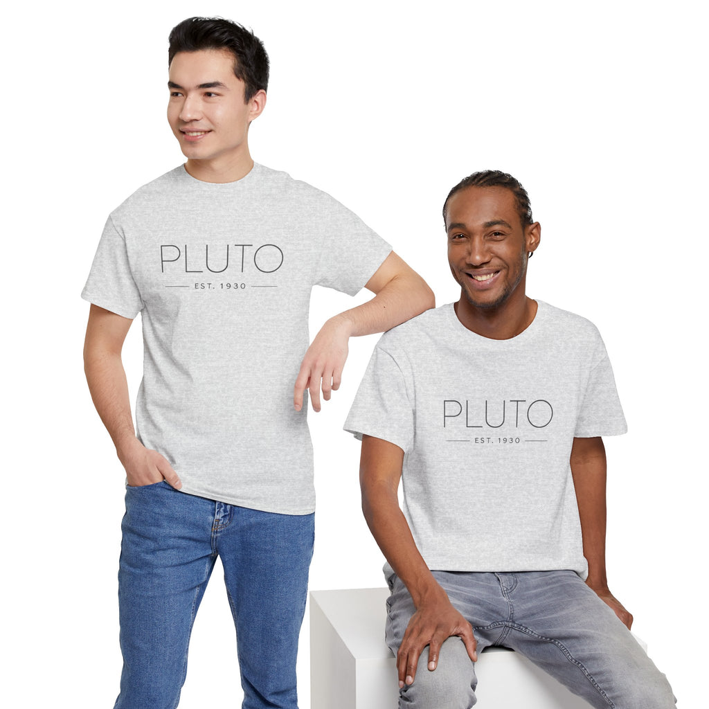 Pluto Theme Park T-Shirt — Minimalist Graphic Tee
