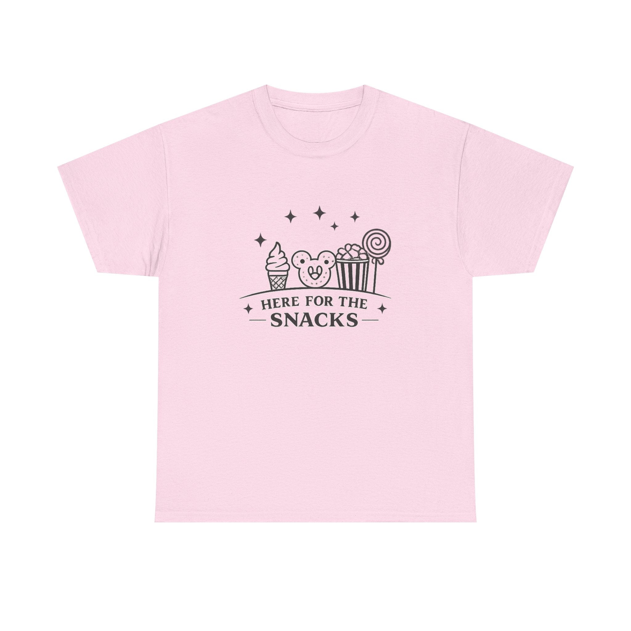 “Here for the Snacks” Theme Park T-Shirt
