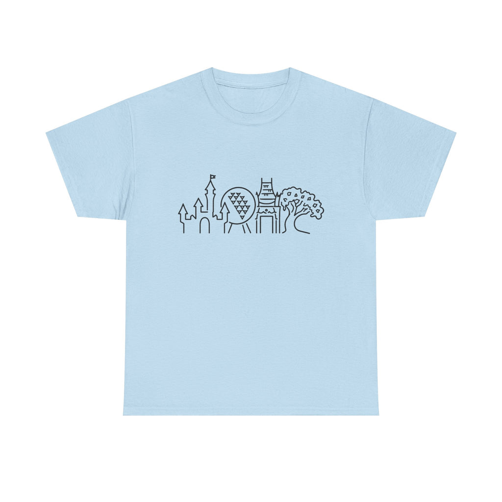 All Four Parks Theme T-Shirt — Park Hopping Tee